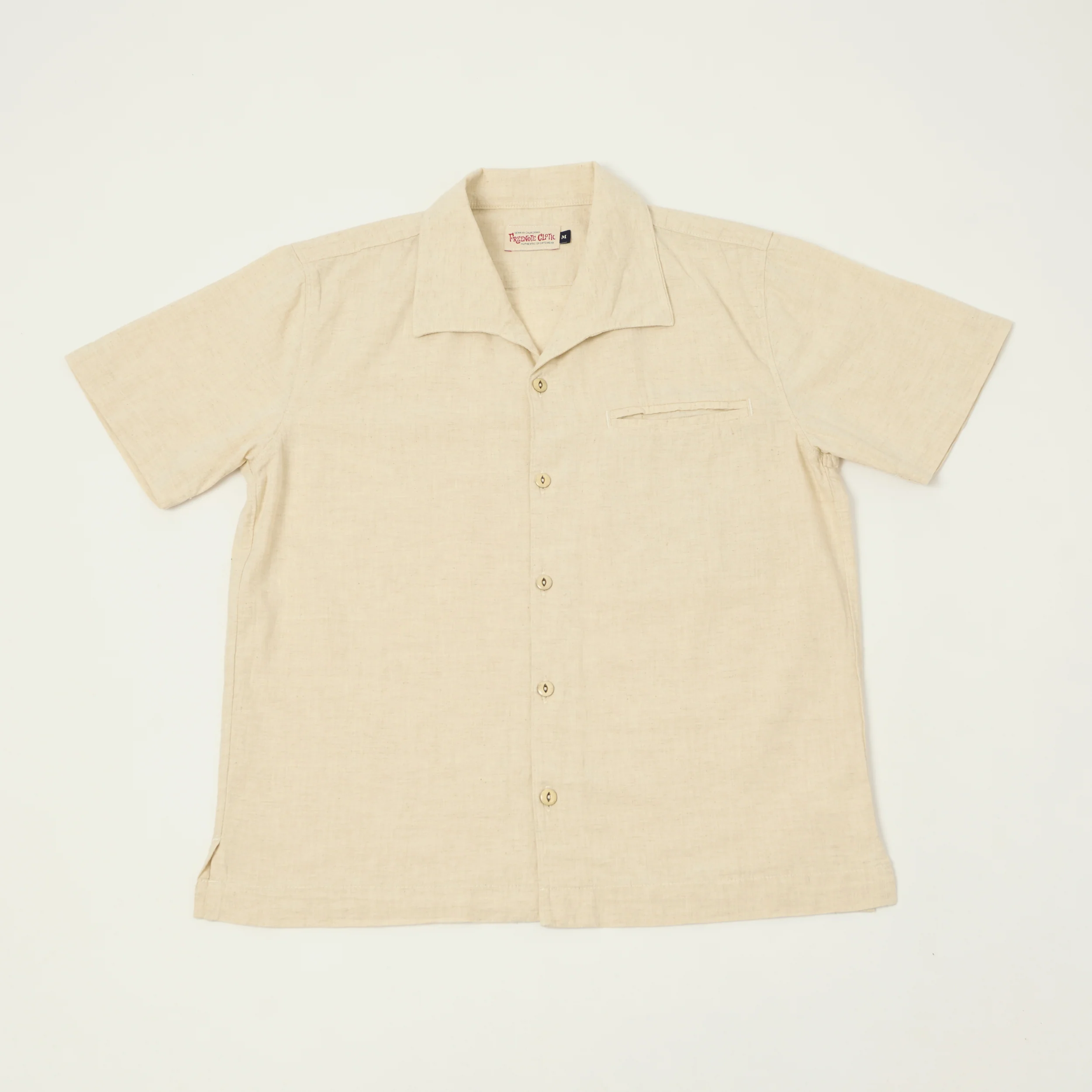 Freenote Cloth 'Cayucos' Short Sleeve Shirt - Sand