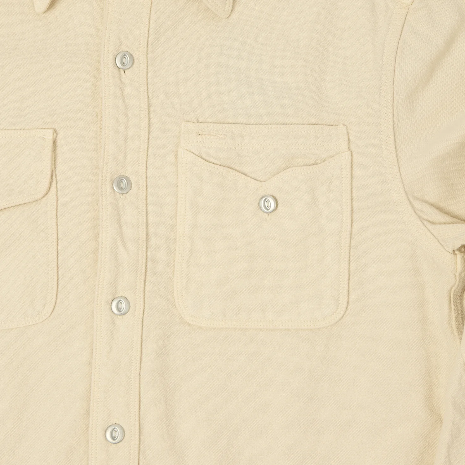 Freenote Cloth 'Lambert' Work Shirt - Natural - Image 3