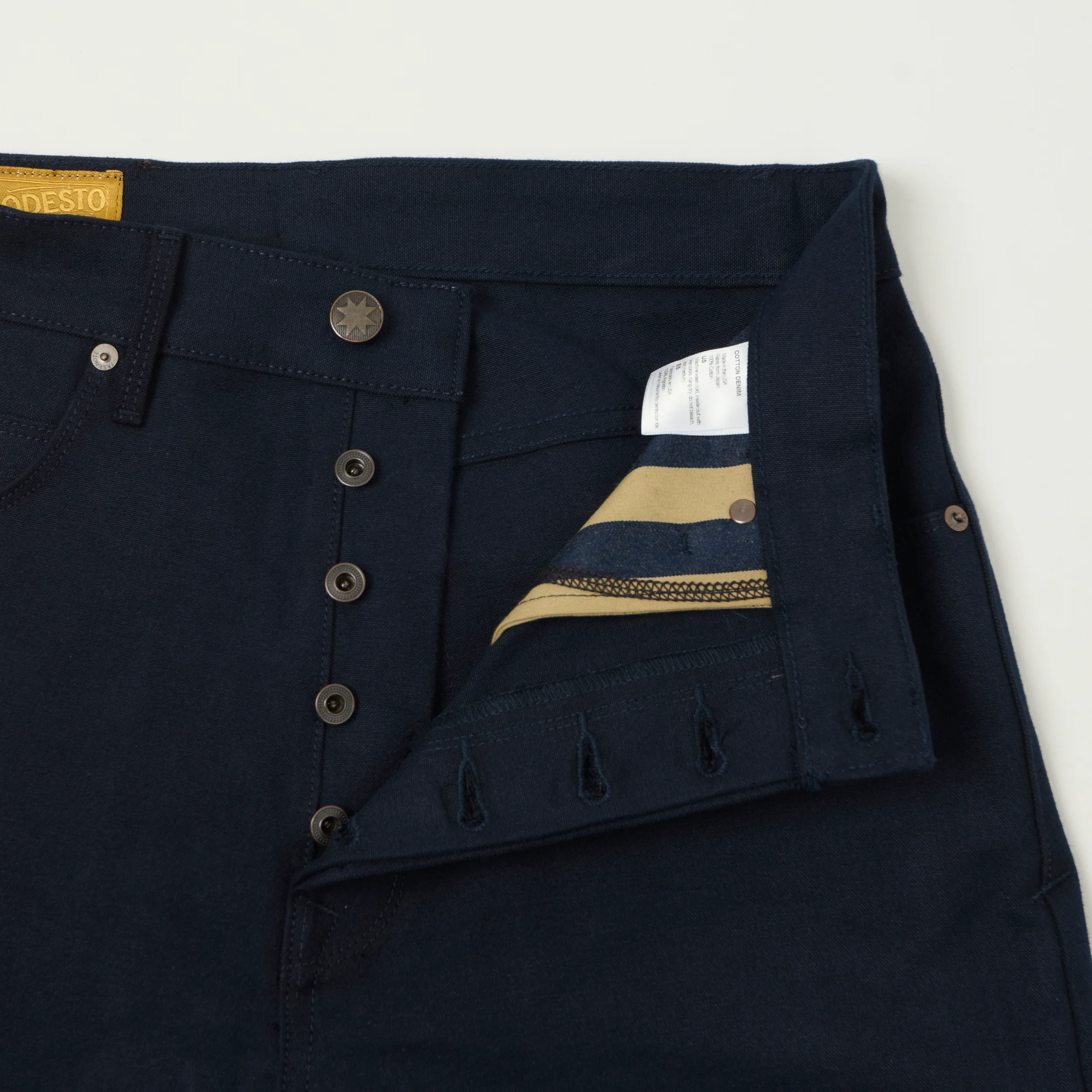 Freenote Cloth 'Modesto' 15oz Duck Canvas Trouser - Navy - Image 4