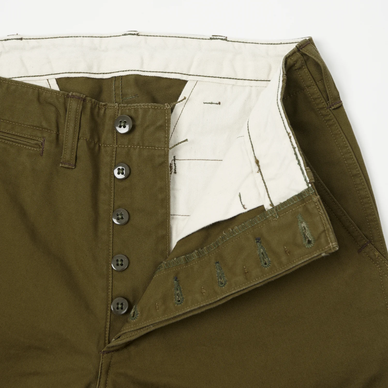Freewheelers & Co U.S. Army M-1942 Trouser - Olive - Image 3