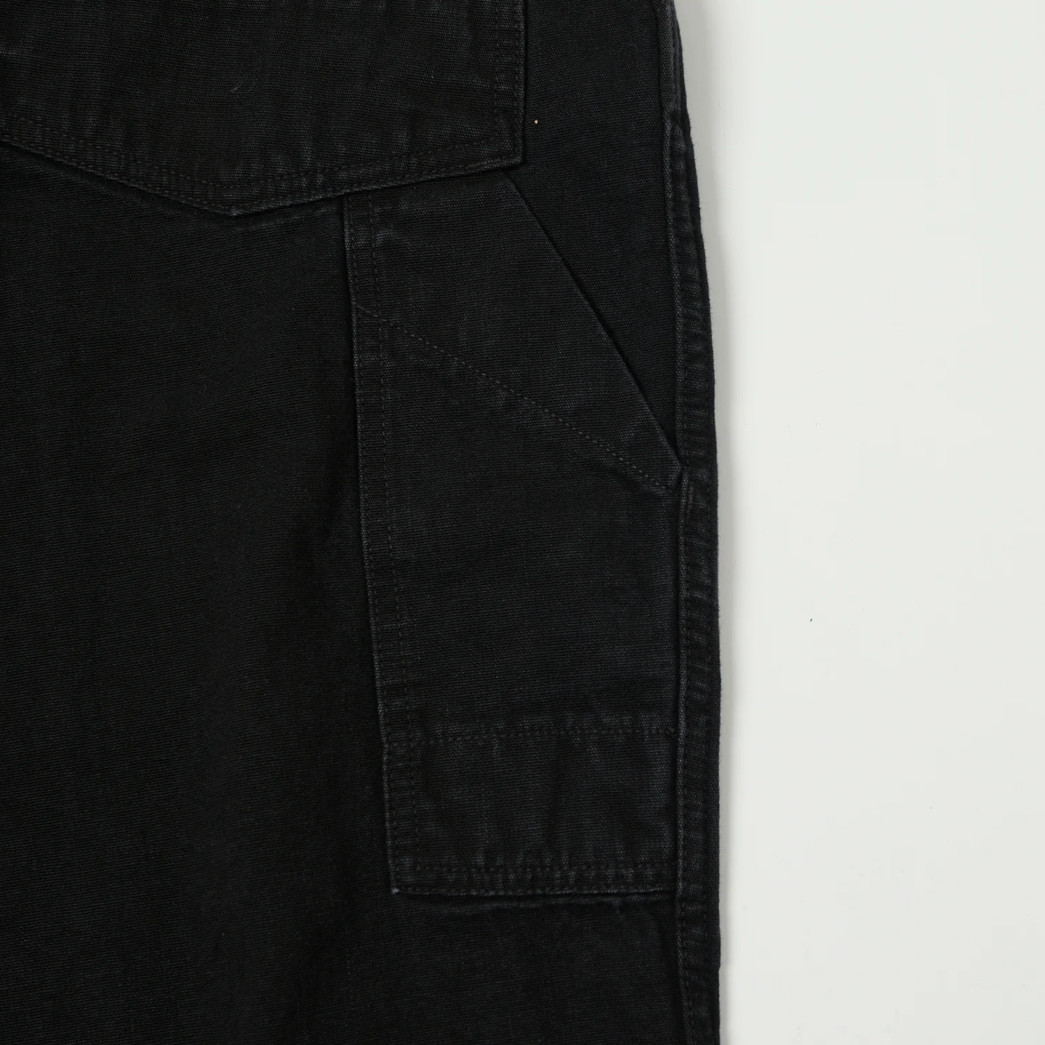 Freewheelers & Co Motor Psyclone 'Chopper Builder' Work Trousers - Black - Image 3
