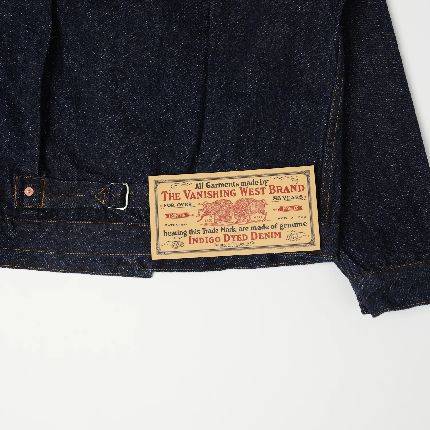 Freewheelers & Co The Vanishing West 506XX 1933 Type-I Denim Jacket - One Wash - Image 3
