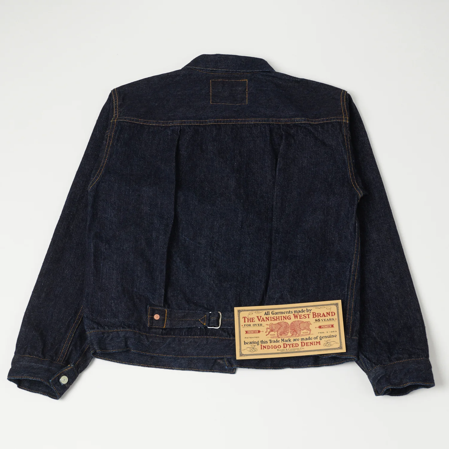 Freewheelers & Co The Vanishing West 506XX 1933 Type-I Denim Jacket - One Wash - Image 7