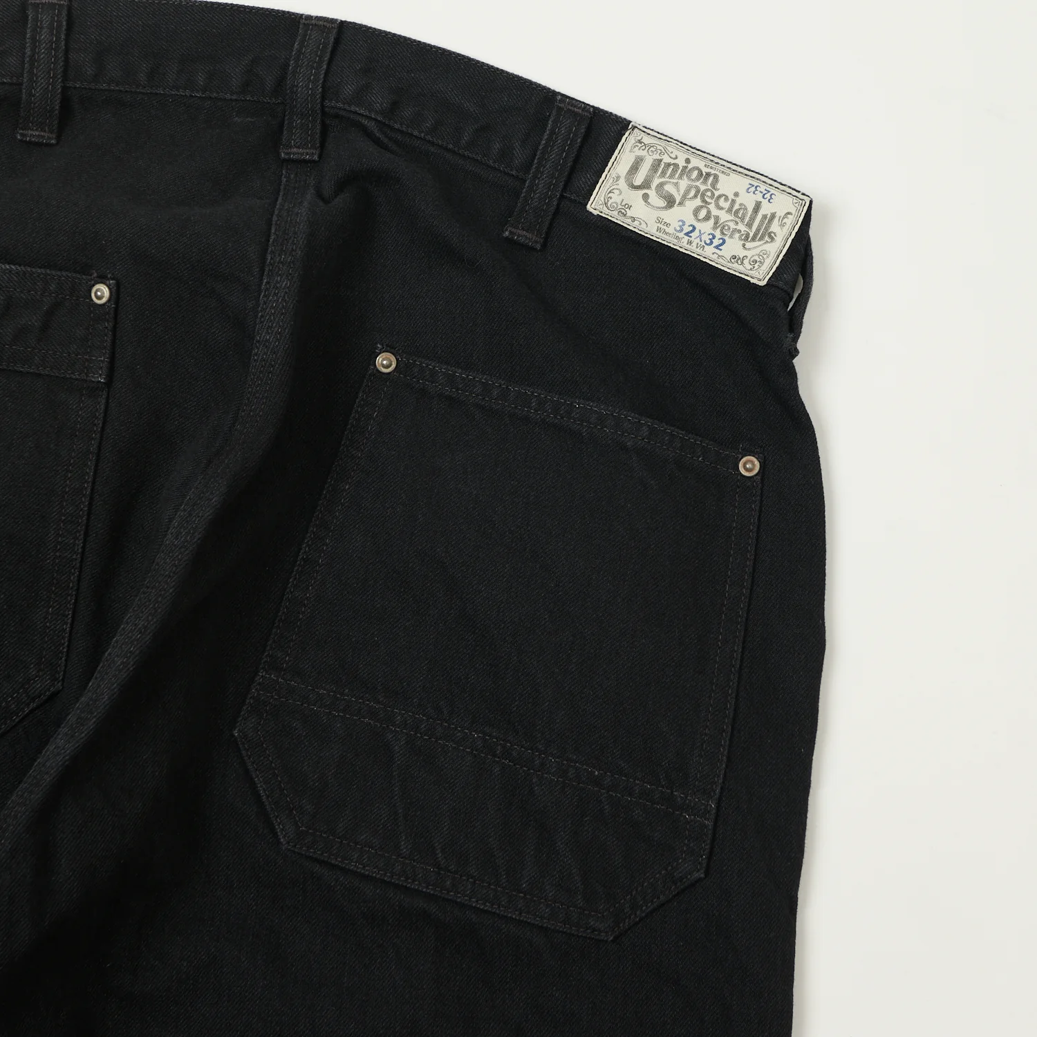 Freewheelers & Co Motor Psyclone 'Bakersfield' Trousers - Rude Black - Image 2