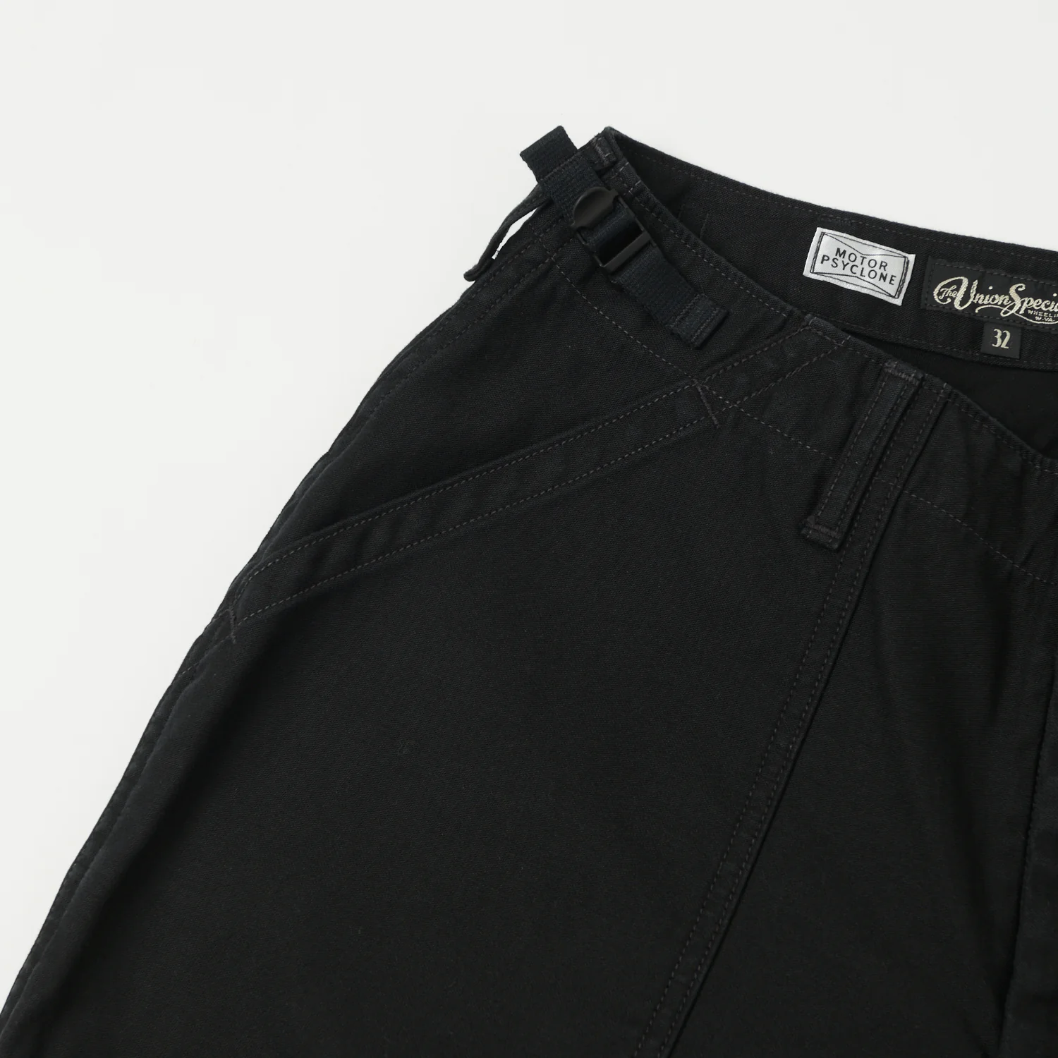 Freewheelers & Co Motor Psyclone 'Garage Crew' Work Short - Black - Image 2