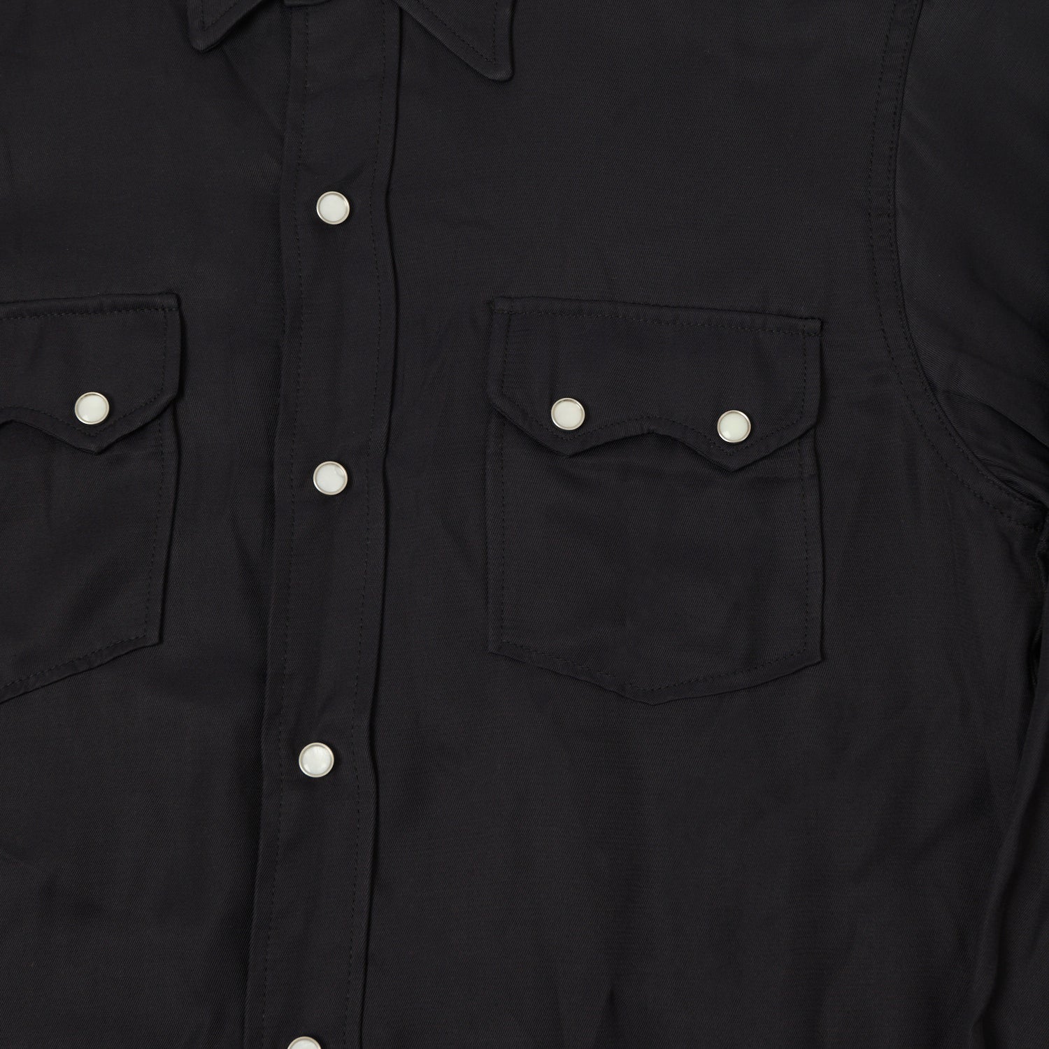 Freewheelers & Co Motor Psyclone 'Rebellion' 1950s Western Shirt - Black - Image 4