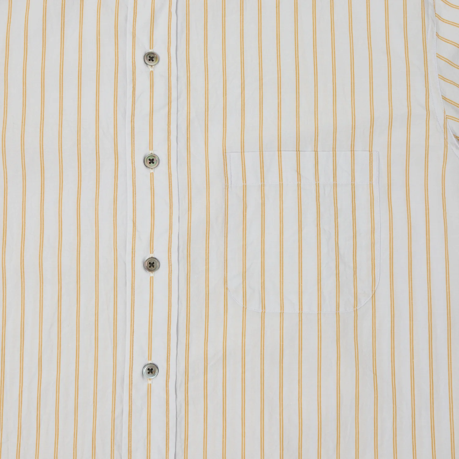 Fujito Officer Shirt - Orange Stripe - Image 6