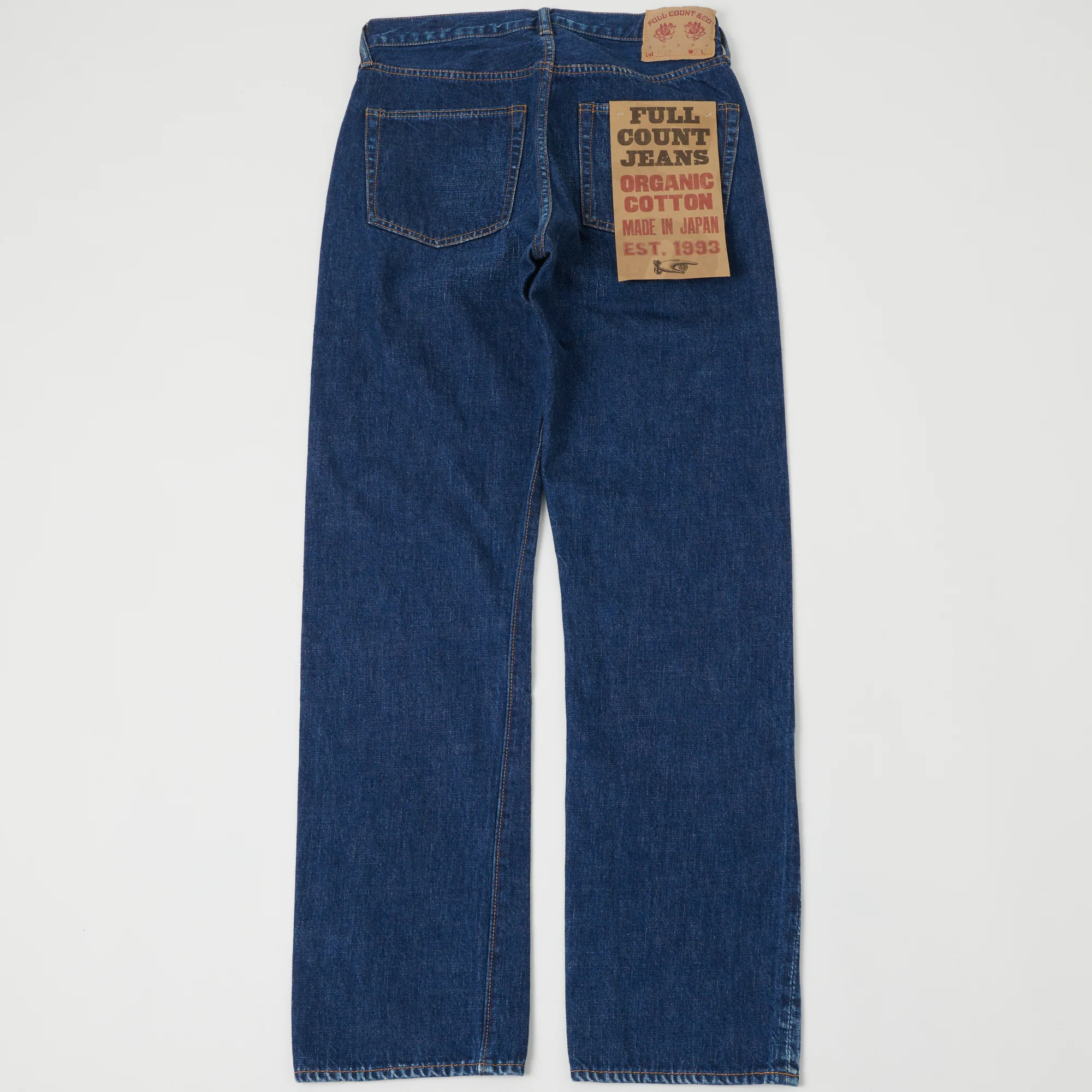 FULLCOUNT 1102 13.7oz Regular Straight Jean - 'That Thing' Wash - Image 6