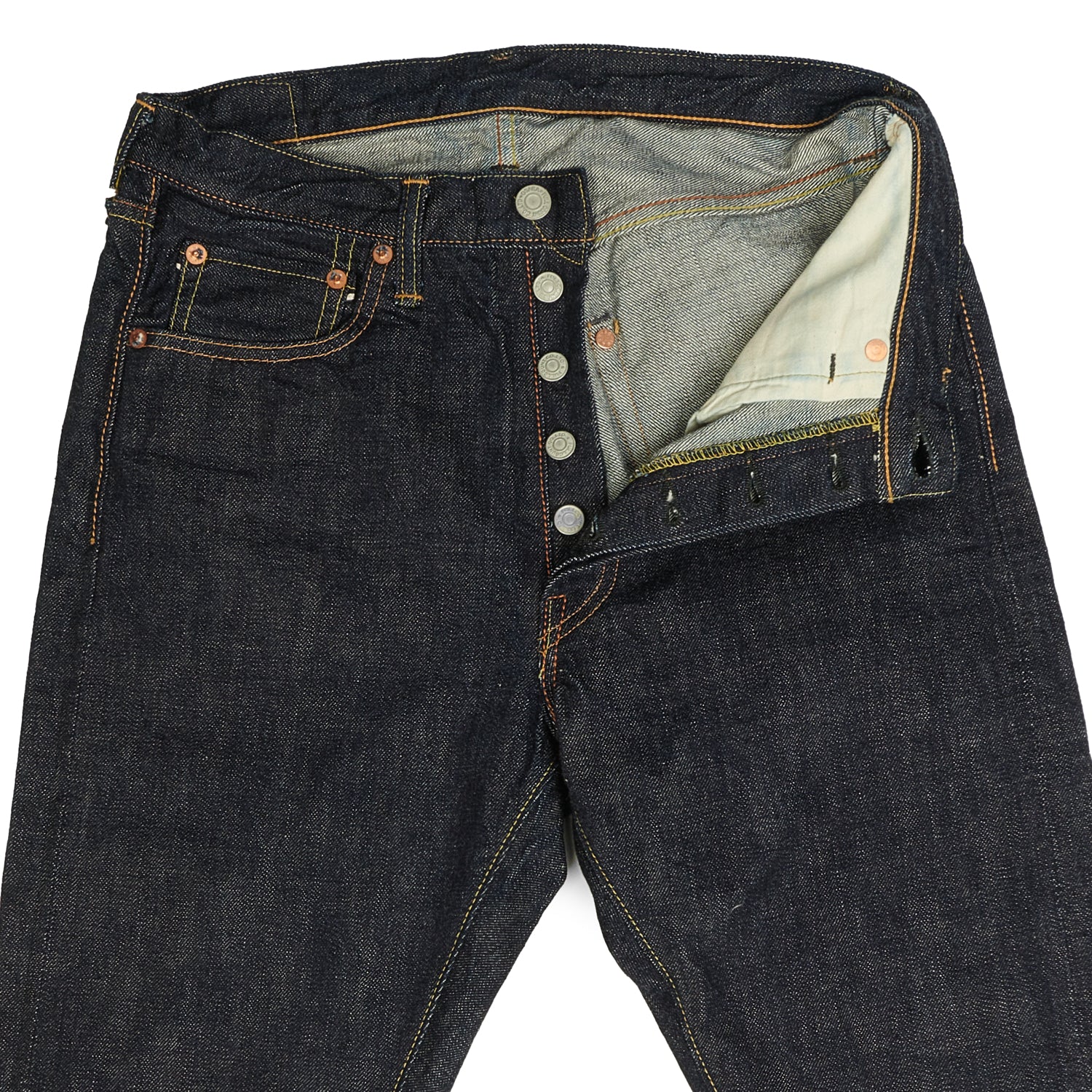 FULLCOUNT 1110XX 15.5oz Slim Tapered Jean - Raw - Image 5