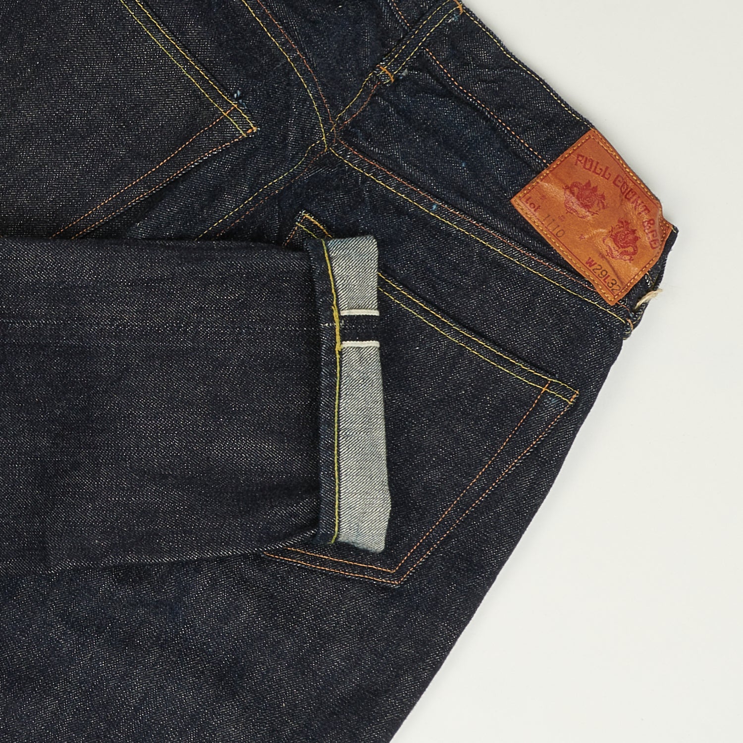 FULLCOUNT 1110XX 15.5oz Slim Tapered Jean - Raw - Image 7
