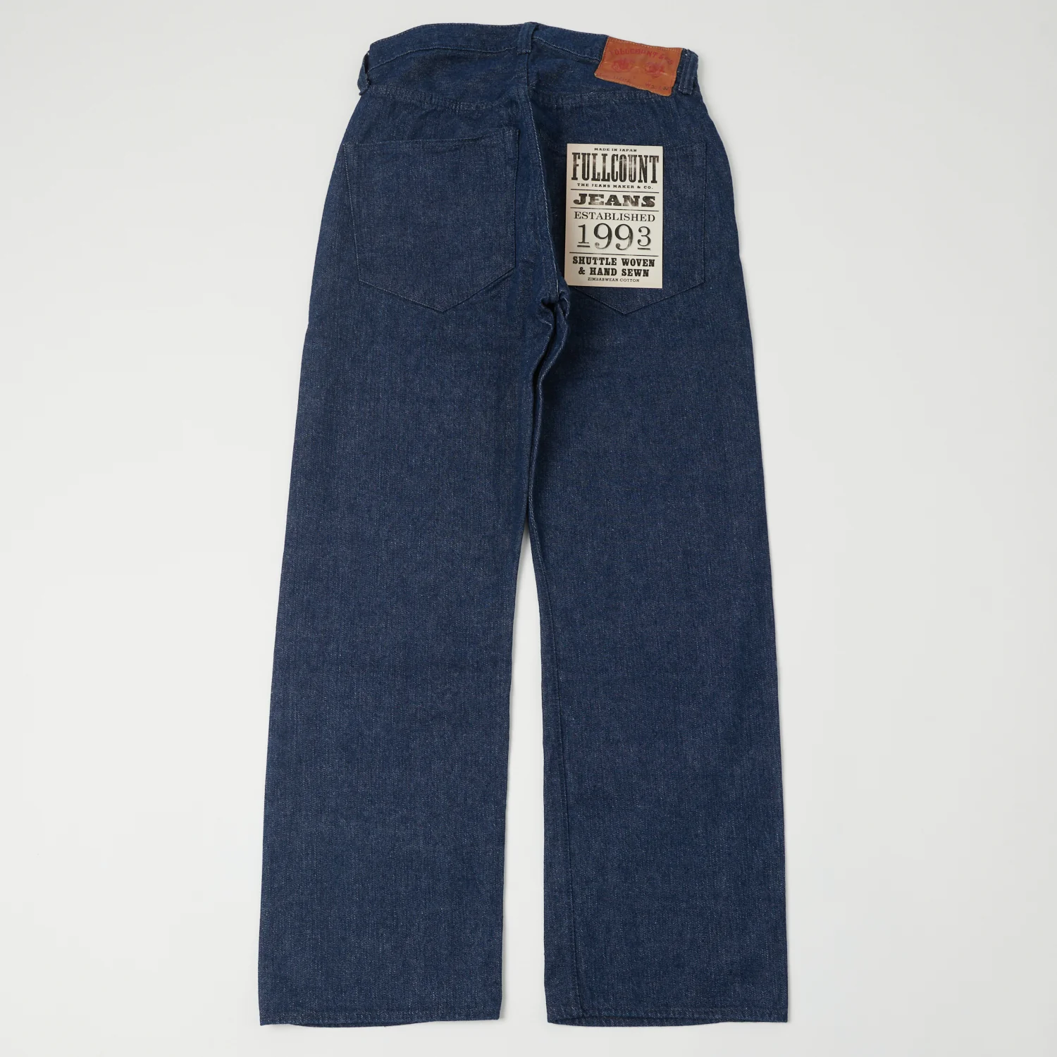 FULLCOUNT 1121 'Duke' Left Hand Twill 13.5oz Wide Straight Jean - One Wash - Image 3