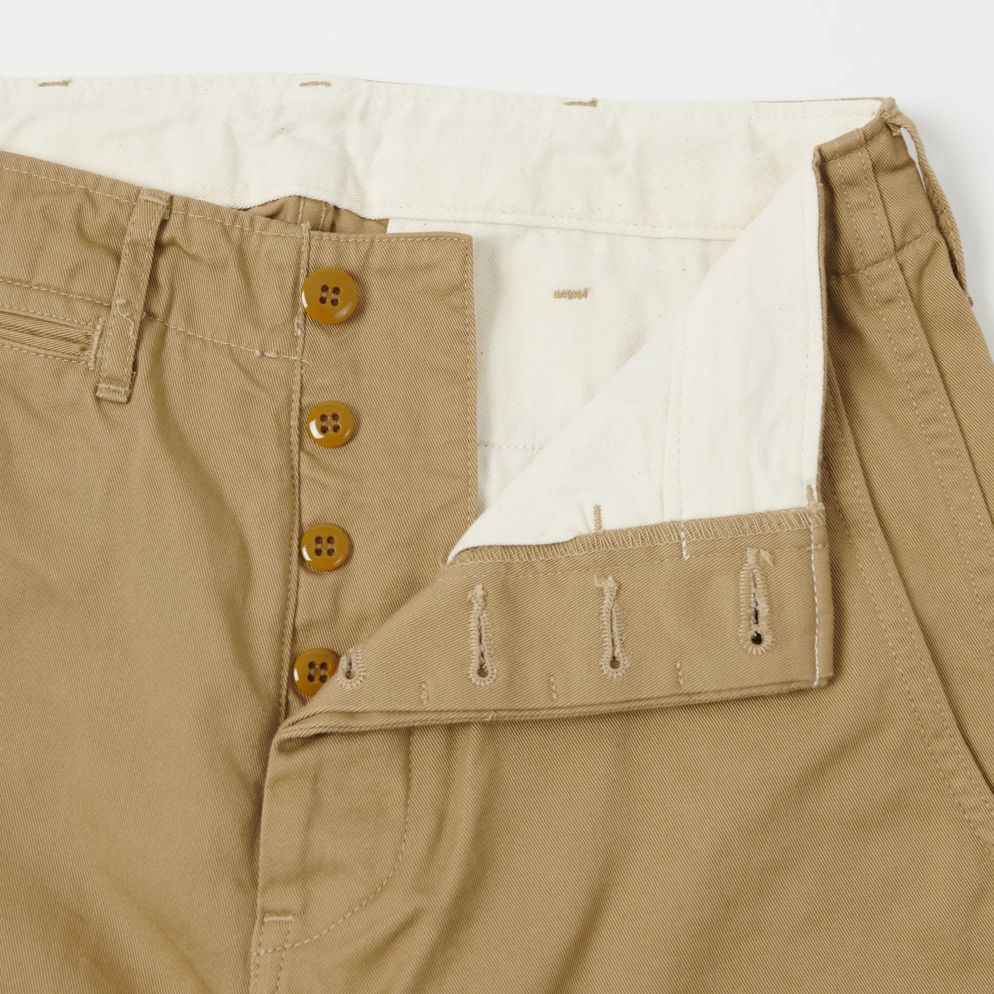 FULLCOUNT 1201 U.S. Army Combat Chino - Brown Beige - Image 3
