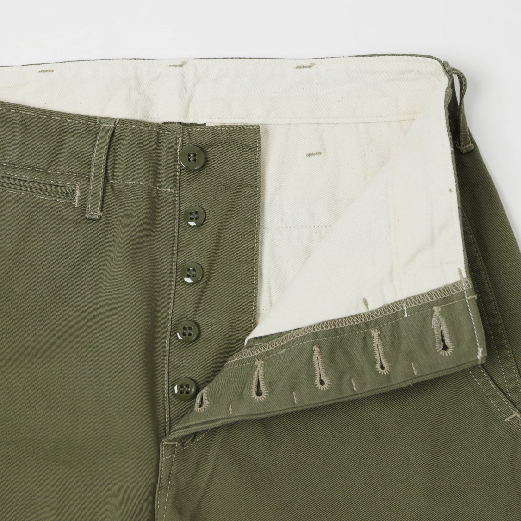 FULLCOUNT 1201 U.S. Army Combat Chino - Sage Green - Image 3