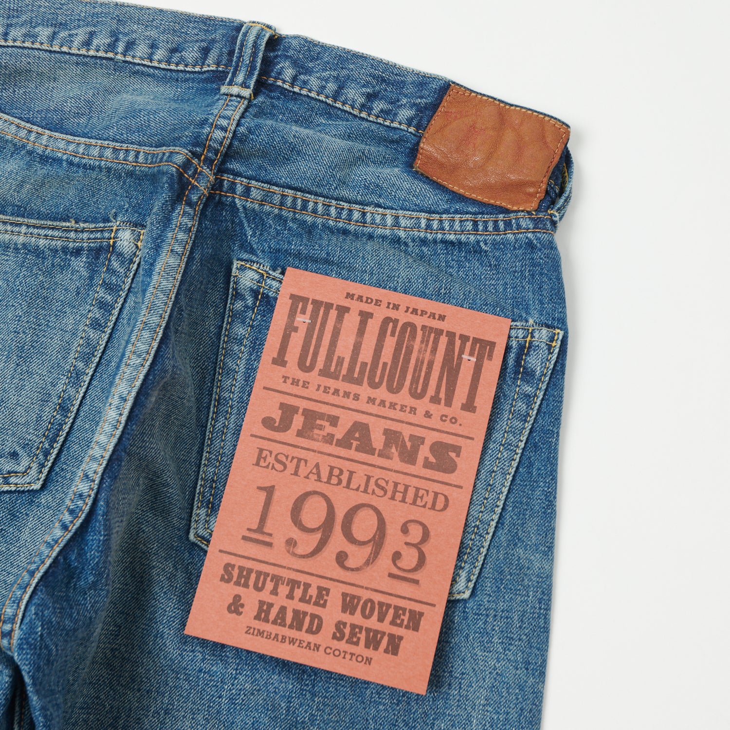 FULLCOUNT 1101 13.7oz Loose Straight Jean - Dartford Wash - Image 2