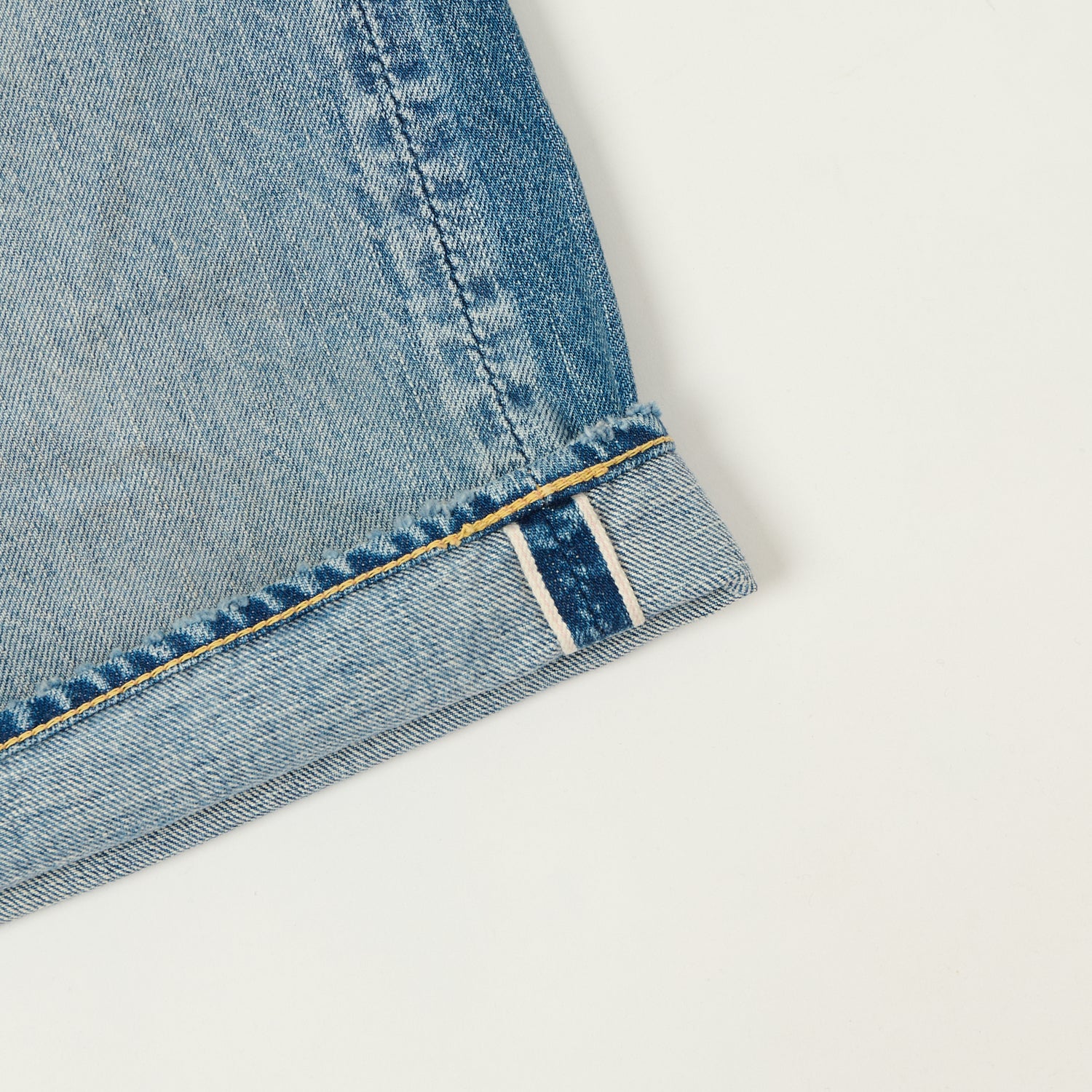 FULLCOUNT 1904 Five Pocket Denim Shorts - Dartford Wash - Image 5