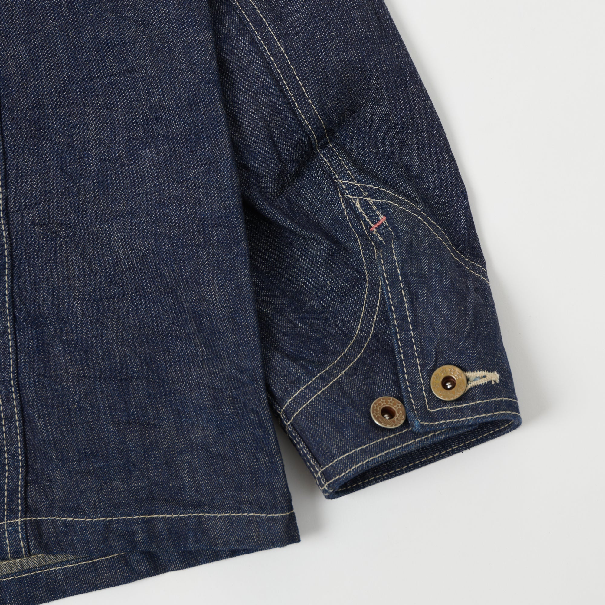 FULLCOUNT 2015 Denim Chore Jacket - One Wash - Image 4