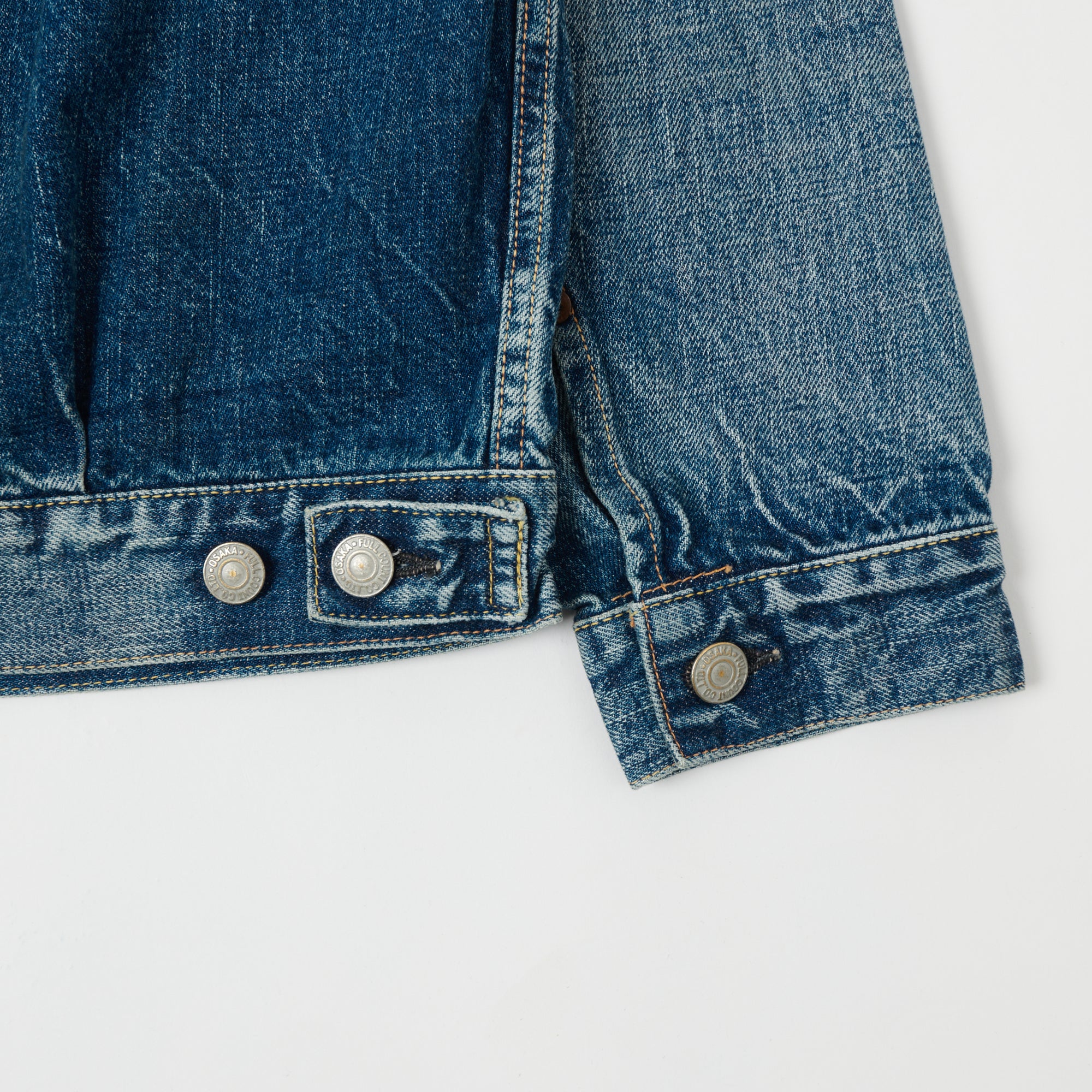 FULLCOUNT 2102 13.7oz Type II Denim Jacket - 'More Than Real' Wash - Image 5