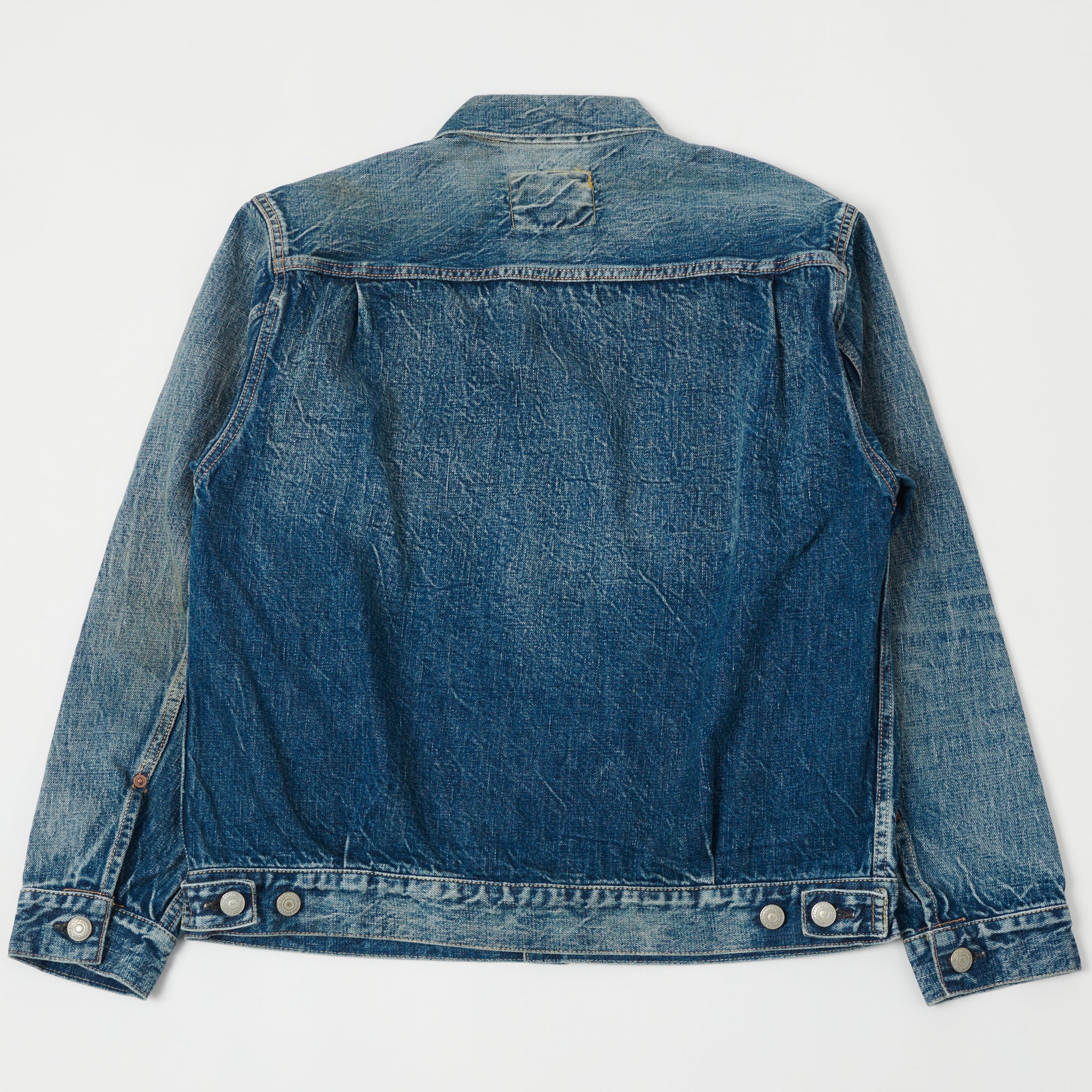 FULLCOUNT 2102 13.7oz Type II Denim Jacket - 'More Than Real' Wash - Image 6