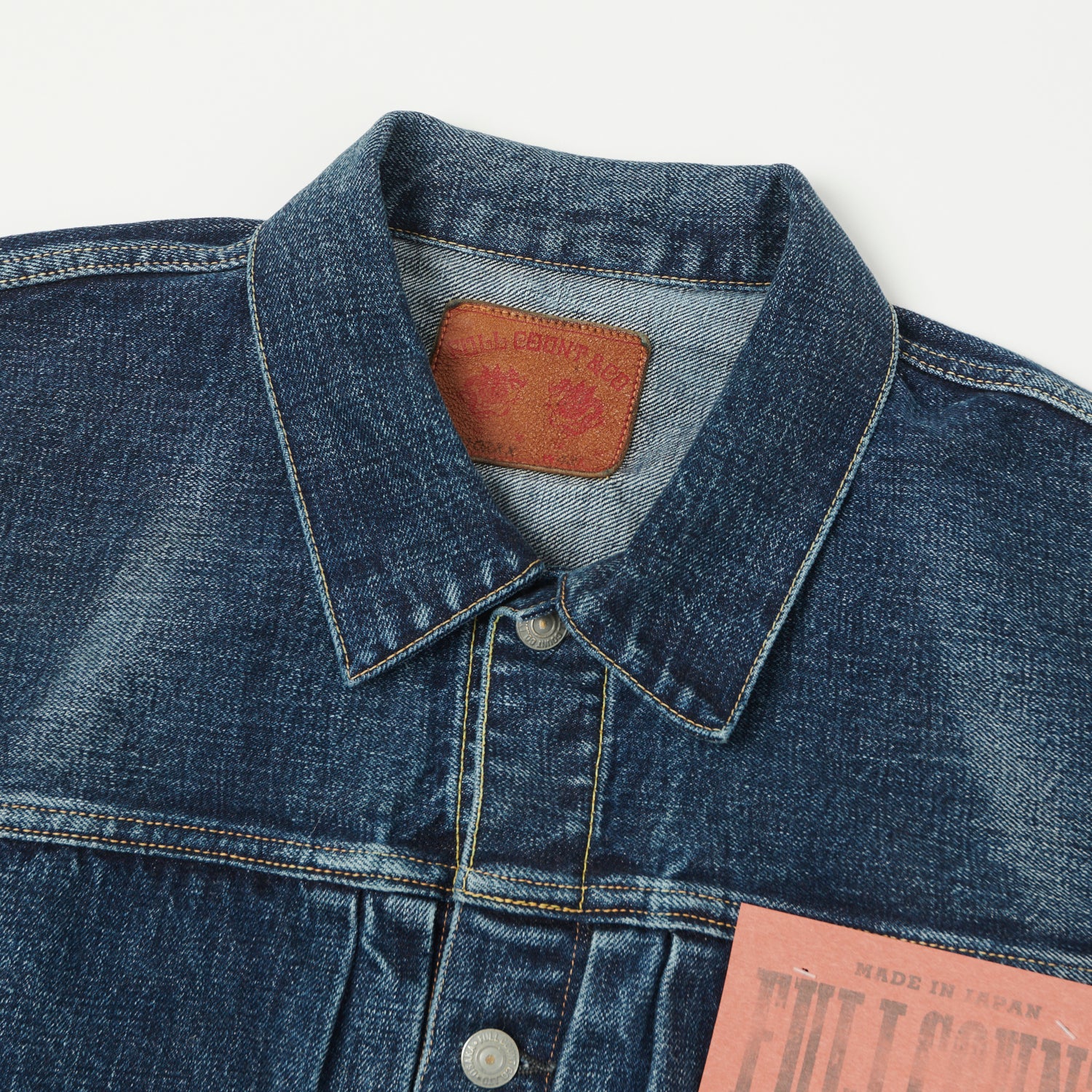 FULLCOUNT 2102XX 15.5oz Type II Denim Jacket - 'Fear of the Dark' Wash - Image 2