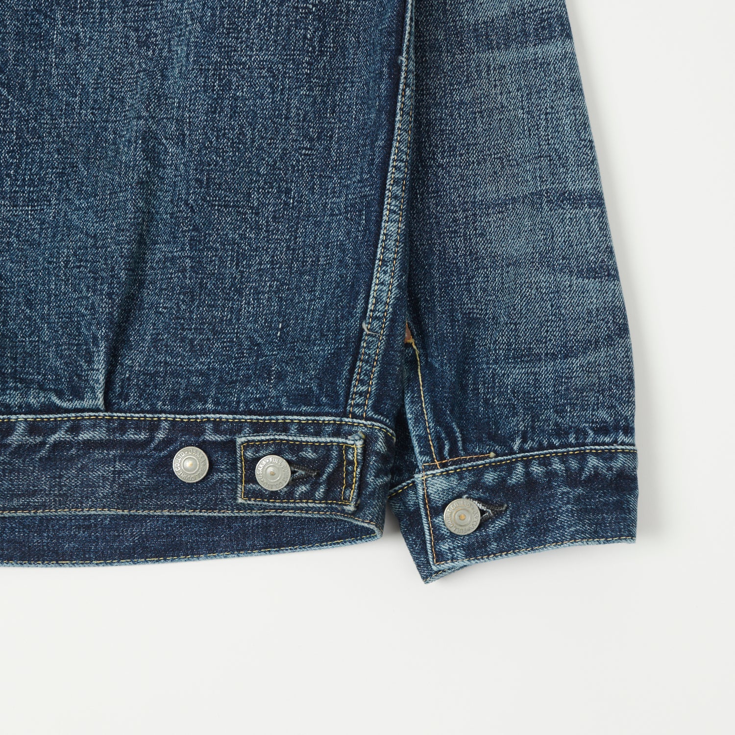 FULLCOUNT 2102XX 15.5oz Type II Denim Jacket - 'Fear of the Dark' Wash - Image 5