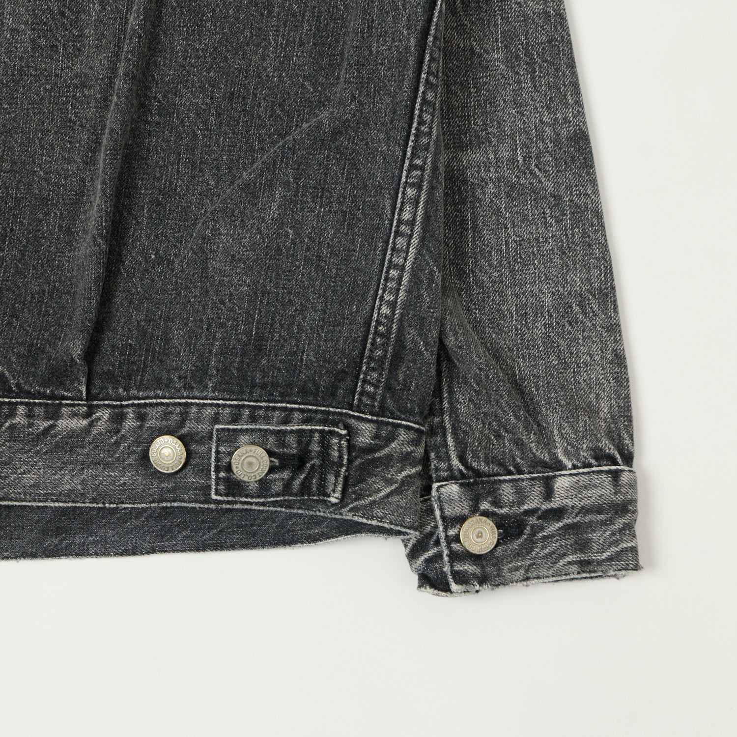 FULLCOUNT 2102 13.7oz Type II Denim Jacket - Black 'Dartford' Wash - Image 5