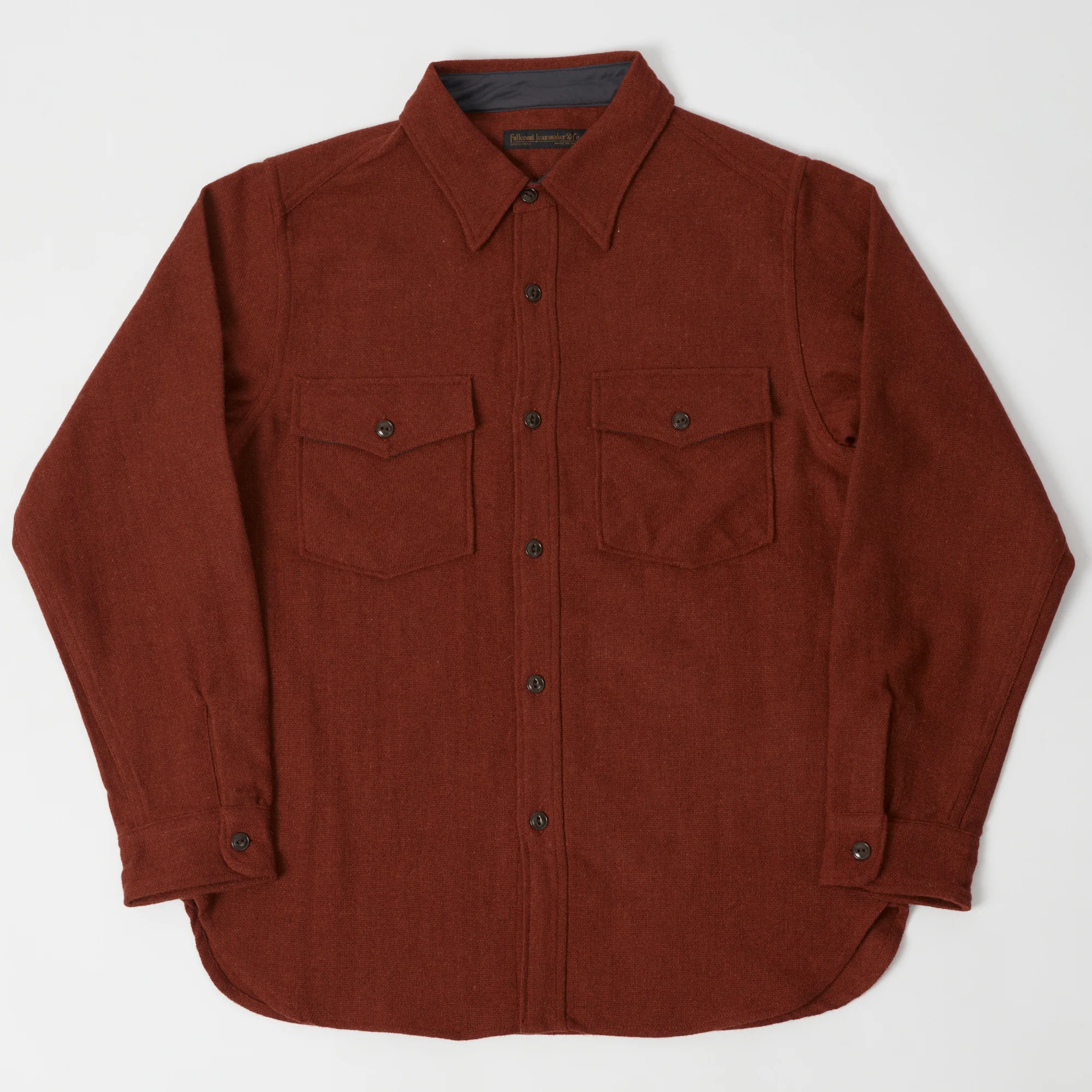 FULLCOUNT 4059 Wool CPO Shirt - Renga