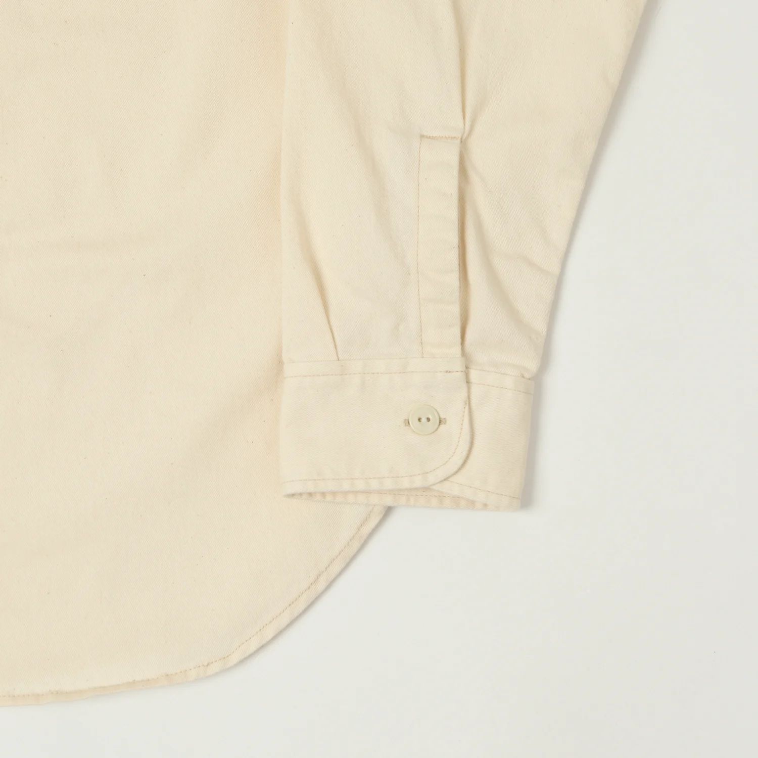 FULLCOUNT 4087 Twill Work Shirt - Ecru - Image 3
