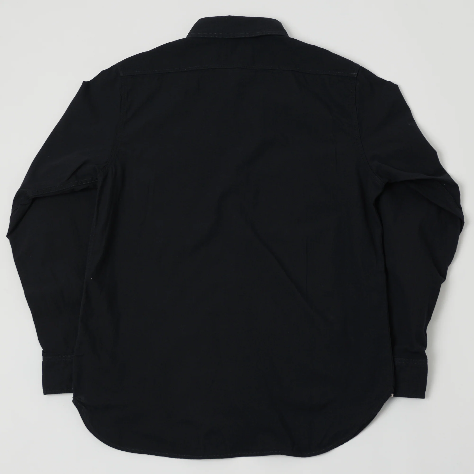 FULLCOUNT 4810 5oz Chambray Work Shirt - Black - Image 5