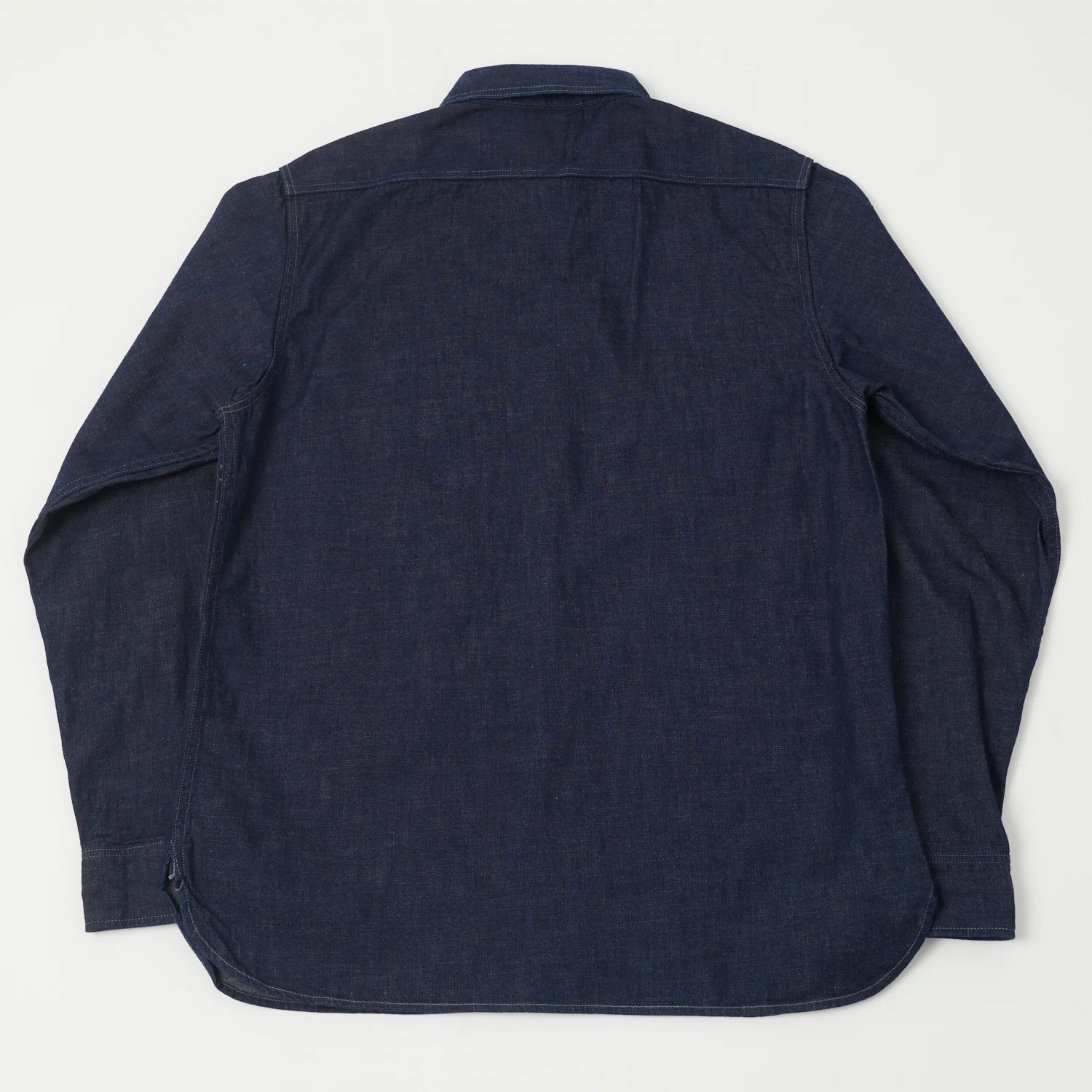 FULLCOUNT 4890 8oz Denim Work Shirt - One Wash - Image 3