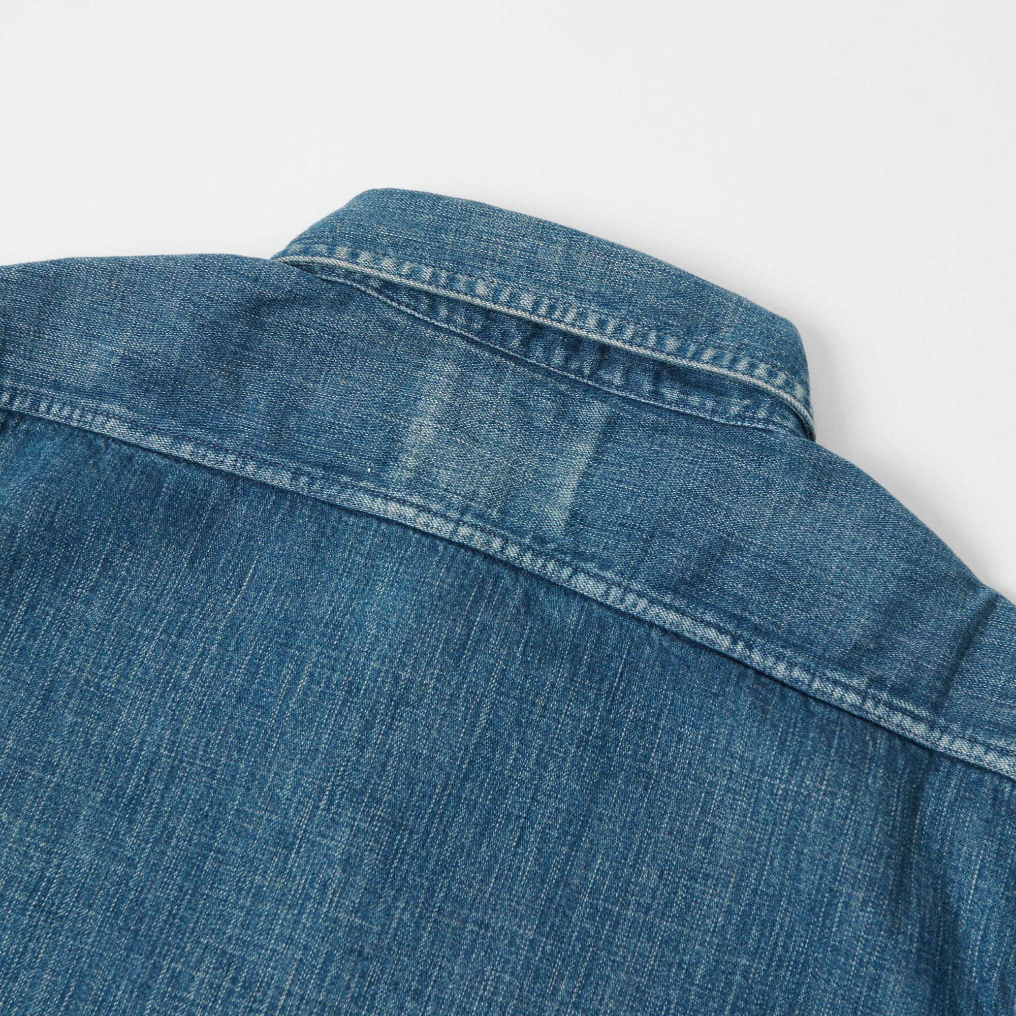 FULLCOUNT 4890 8oz Denim Work Shirt - Hand Wash - Image 5