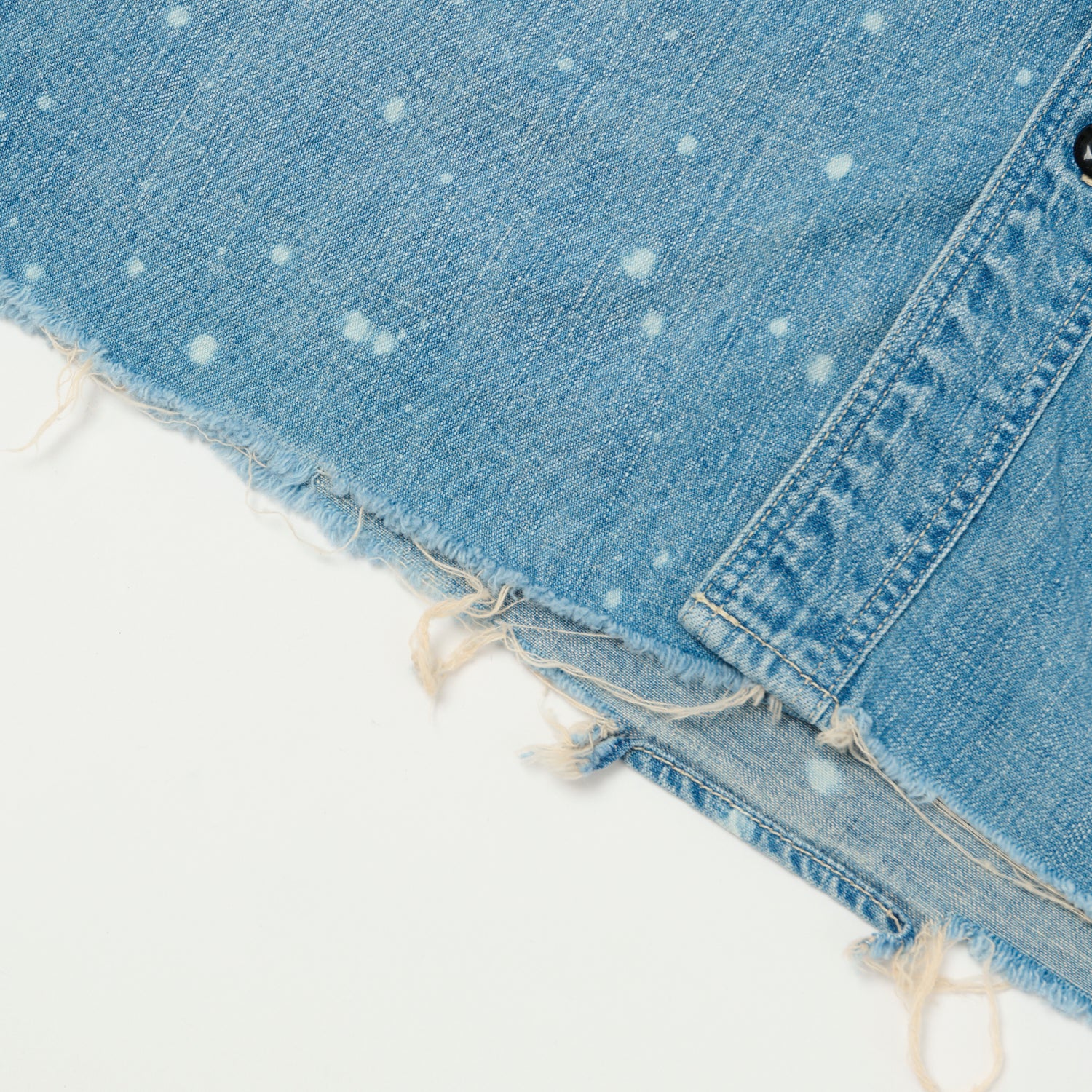 FULLCOUNT 4890 Denim Work Shirt - Heavy Wash - Image 4