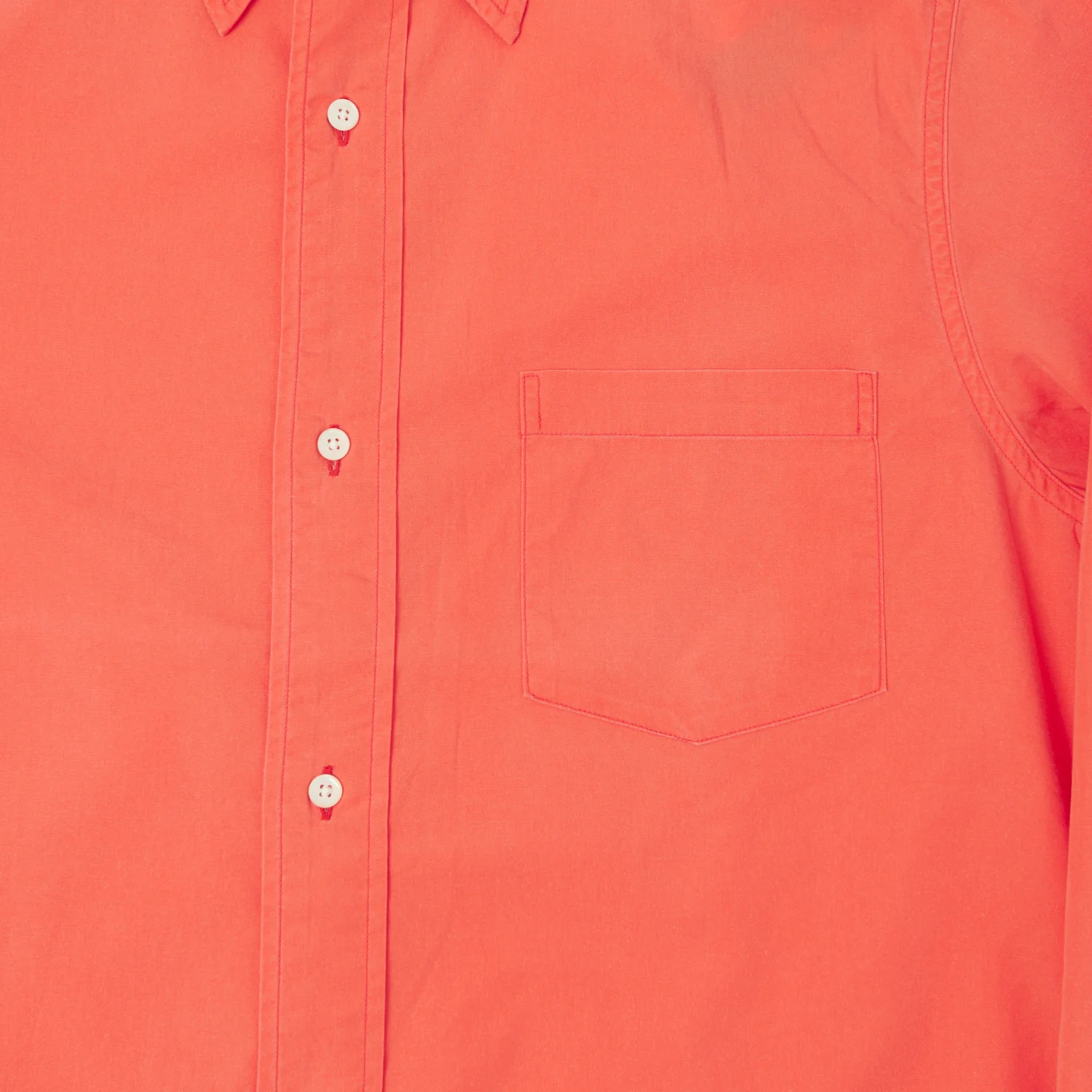 FULLCOUNT 4993 1930s Cotton Dress Shirt - Orange - Image 5