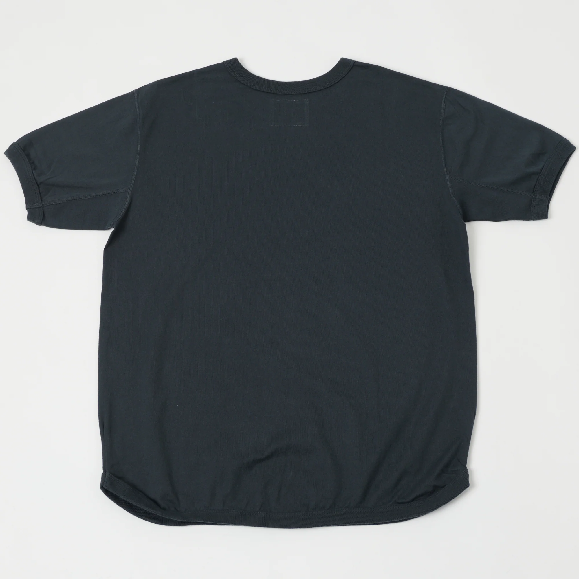 FULLCOUNT 5222 Flat Seam Heavyweight T-Shirt - Ink Black - Image 5