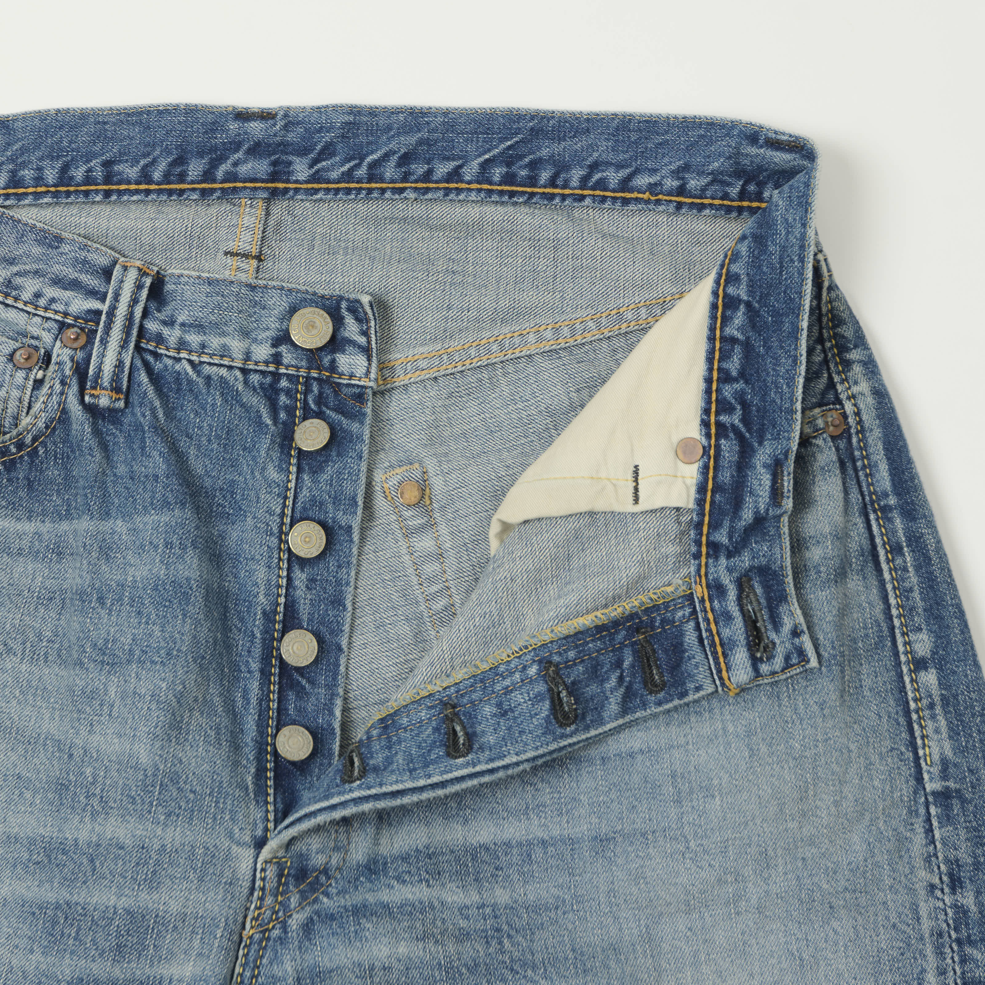 FULLCOUNT 1137 Duke III Extra Wide Straight Jean - Dartford Wash - Image 4