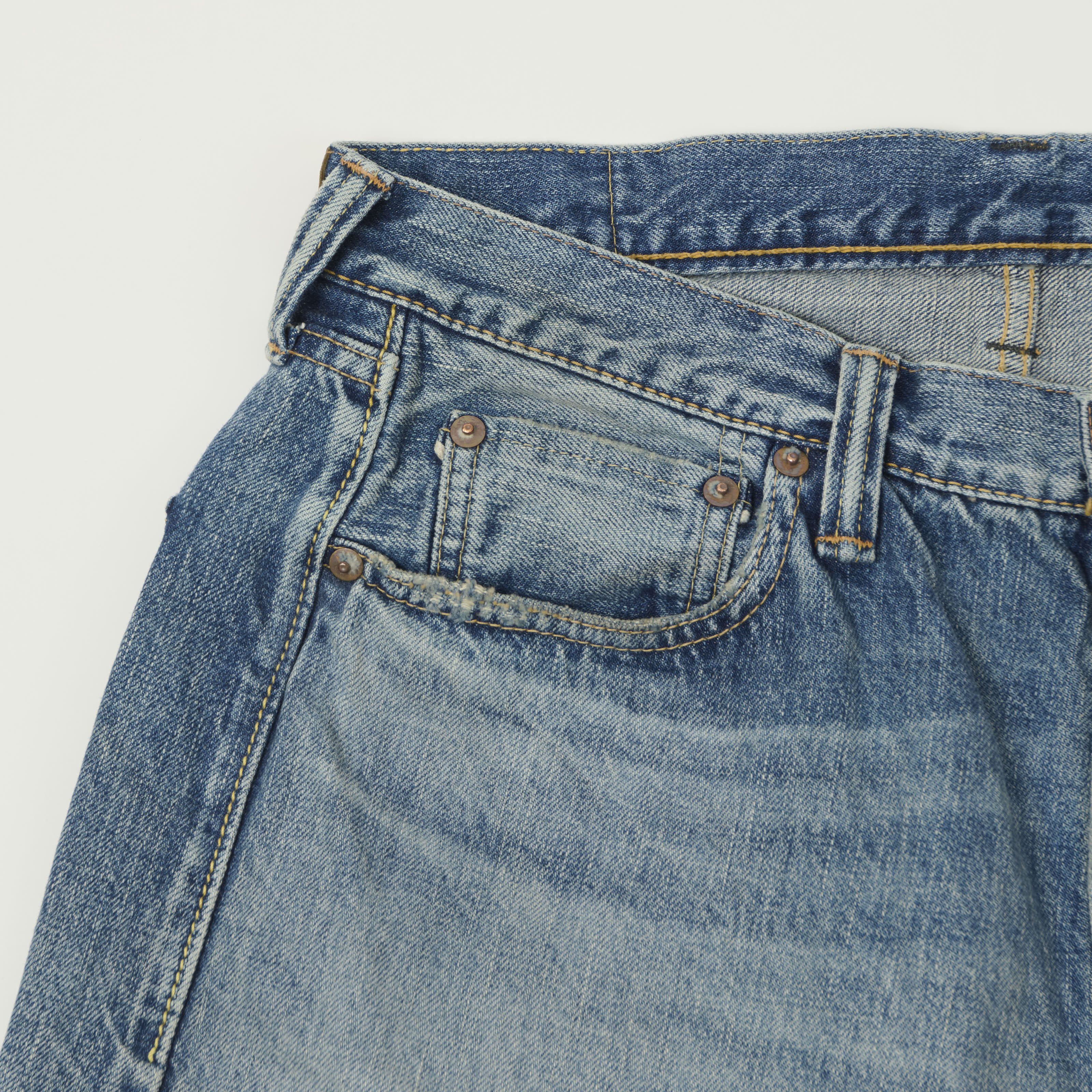 FULLCOUNT 1137 Duke III Extra Wide Straight Jean - Dartford Wash - Image 5