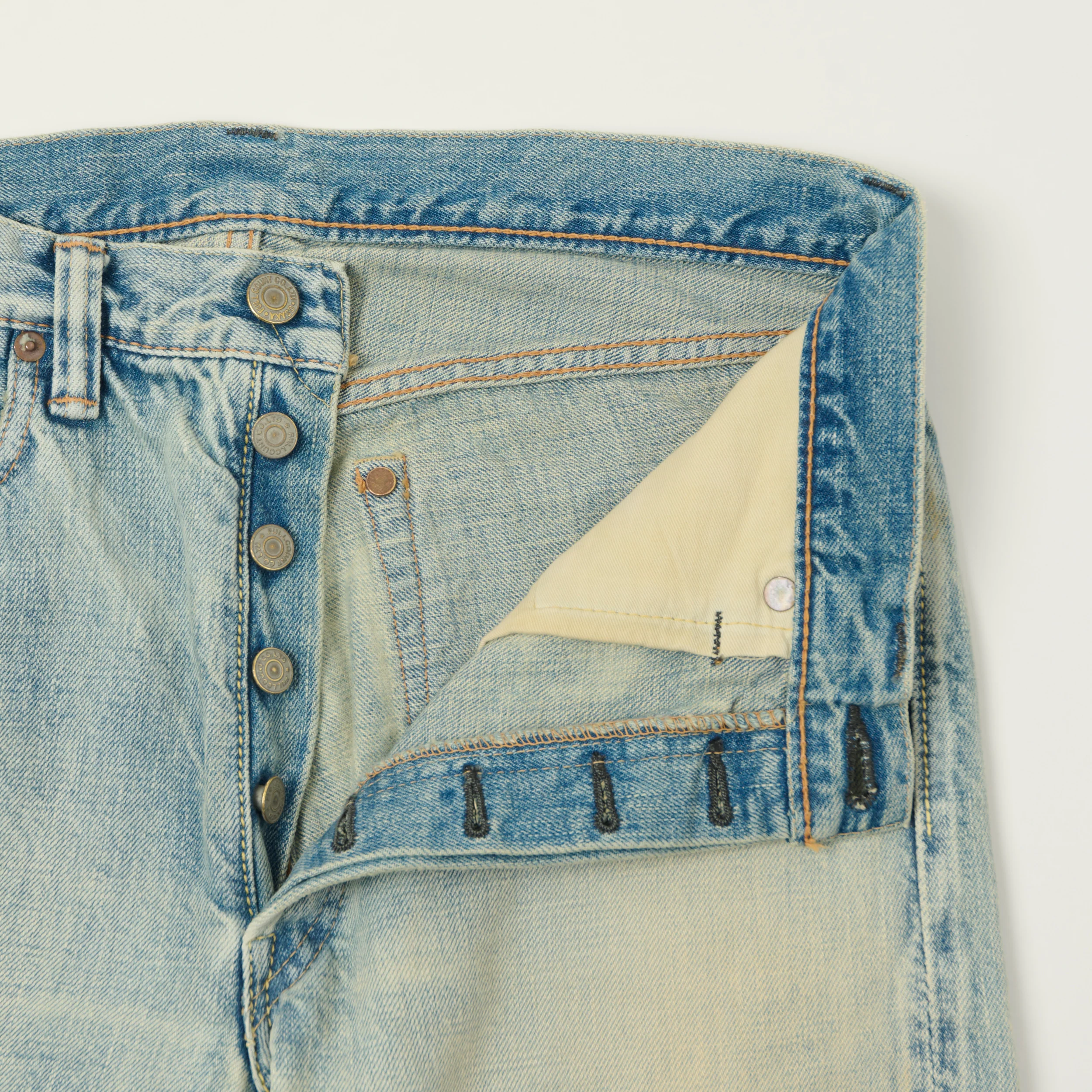 FULLCOUNT 1108 13.7oz Regular Straight Jean - 'Santa Monica' Wash - Image 4