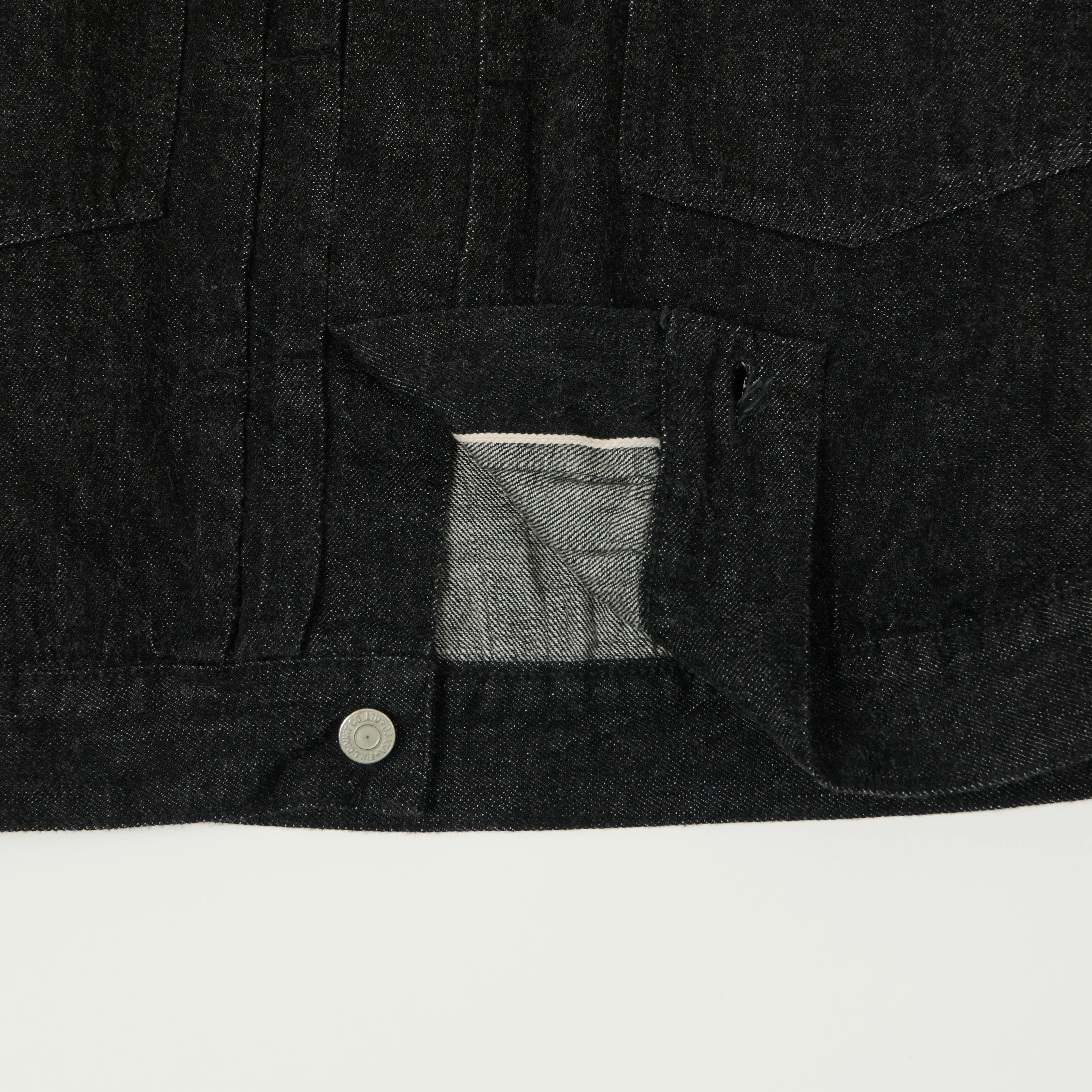 FULLCOUNT 2102SS 'Super Smooth' 11.5oz Type II Denim Jacket - Black One Wash - Image 4