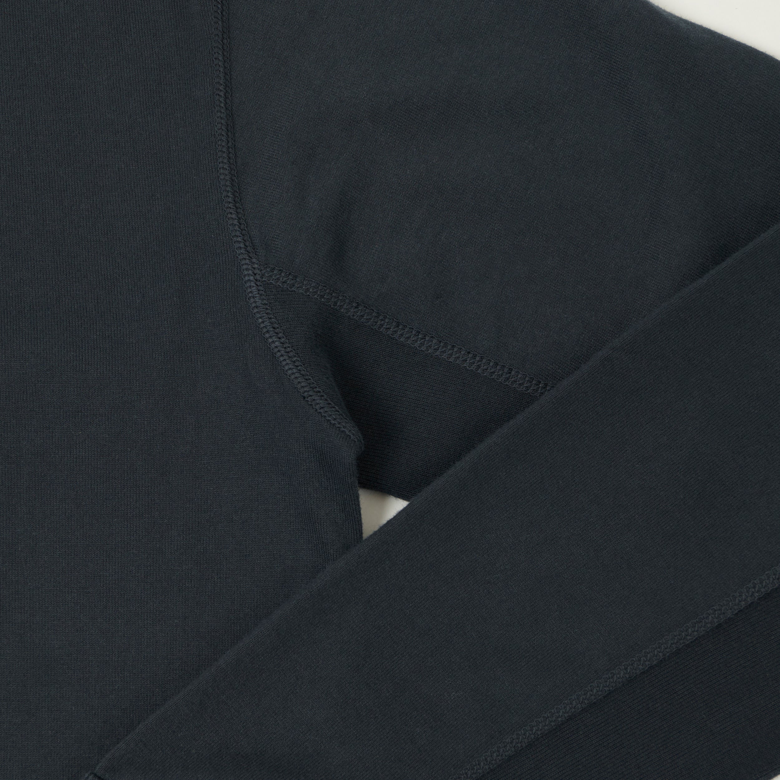 FULLCOUNT 5222L Flat Seam Heavyweight T-Shirt - Ink Black - Image 3