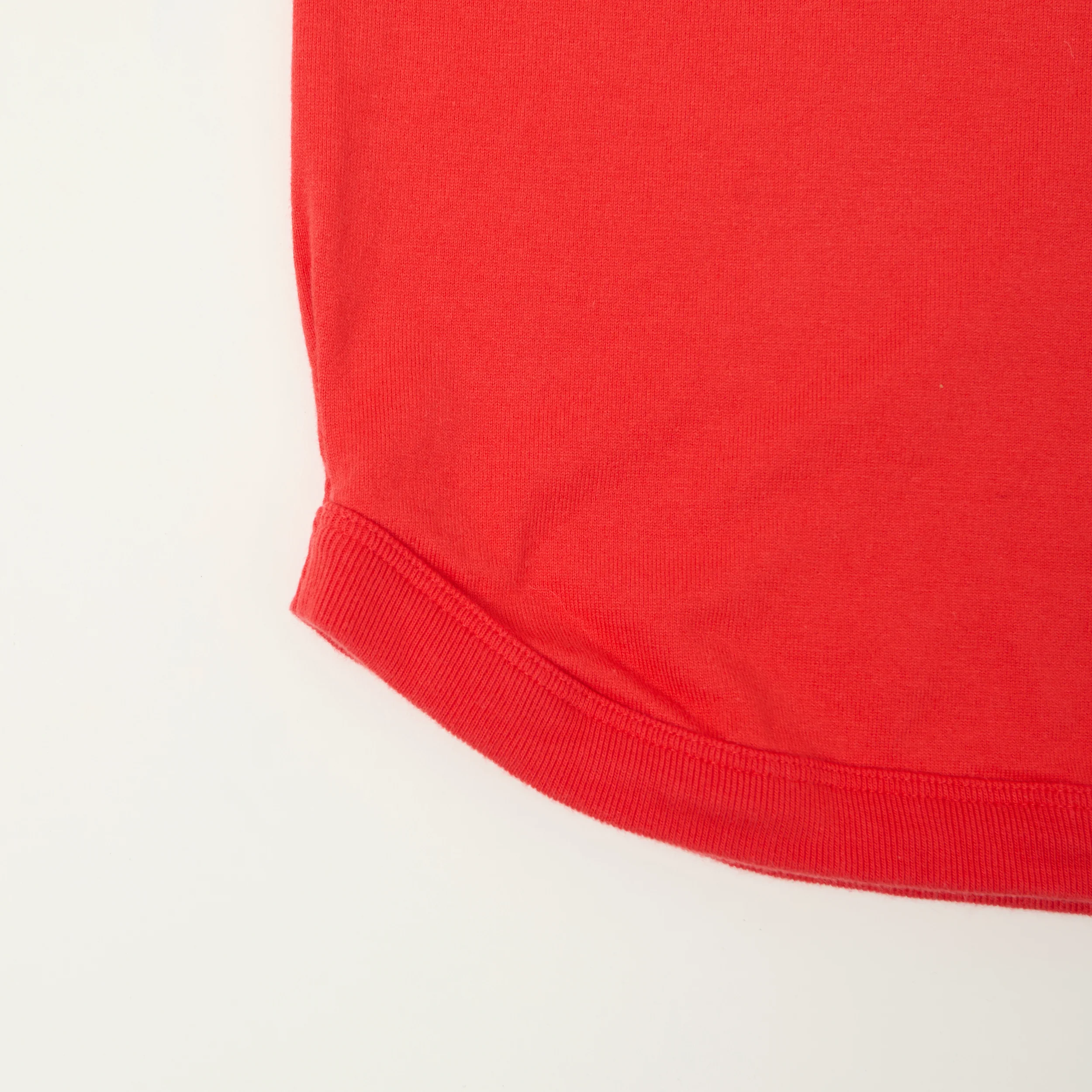 FULLCOUNT 5222H Flat Seam Heavyweight Henley - Red - Image 4