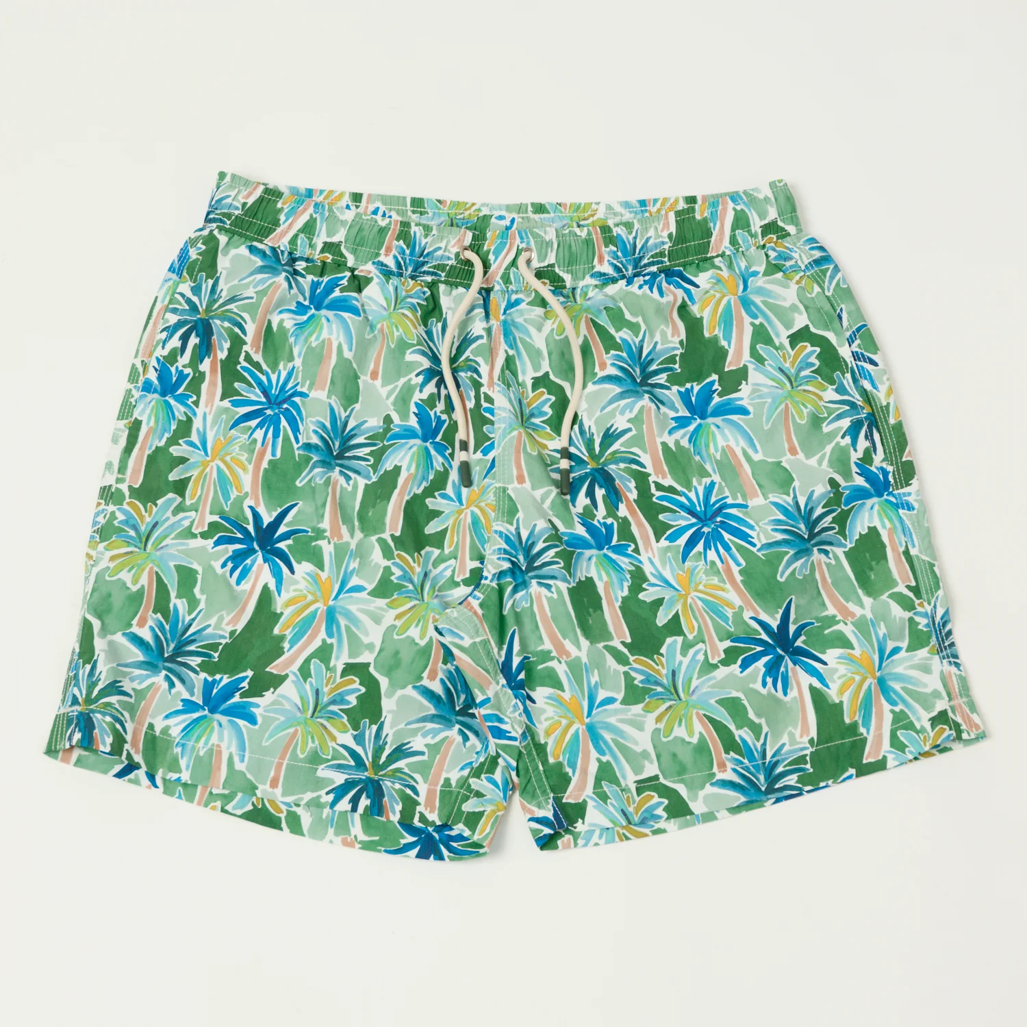 Hartford 'Palms' Swim Trunks - Army