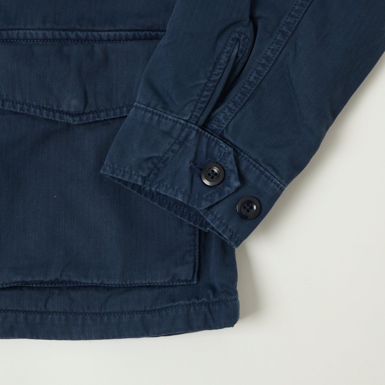Hartford 'Jared' Utility Jacket - Navy - Image 5