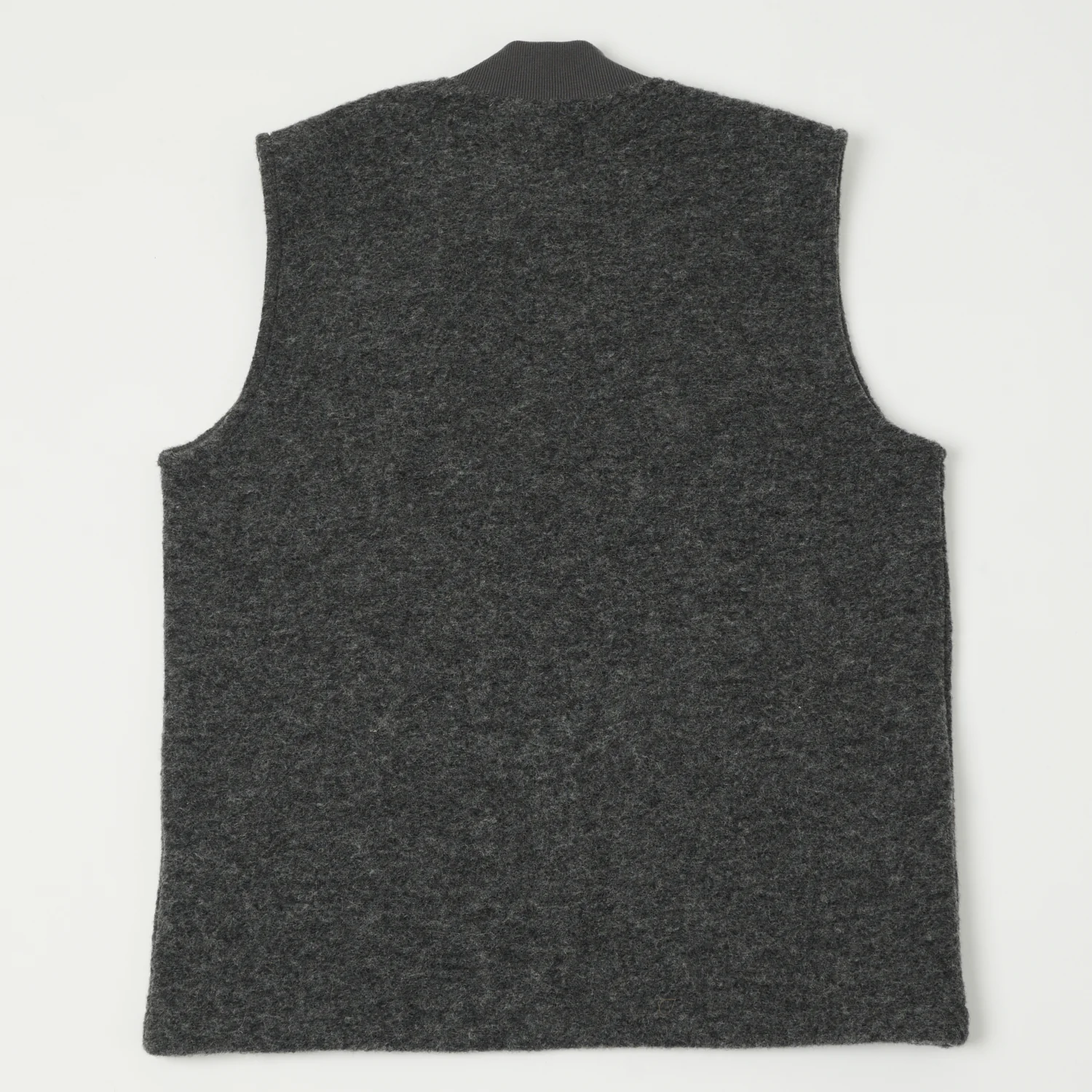Hartford Knitted Wool Vest - Charcoal - Image 4