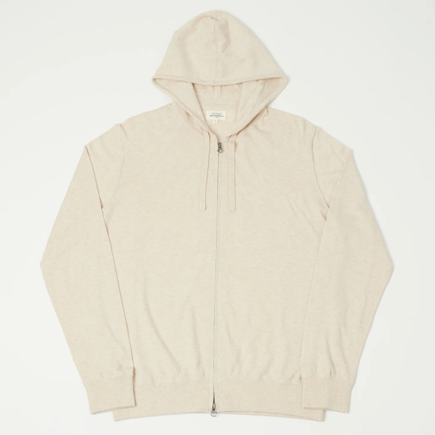 Hartford Lightweight Knitted Hoodie - Sand