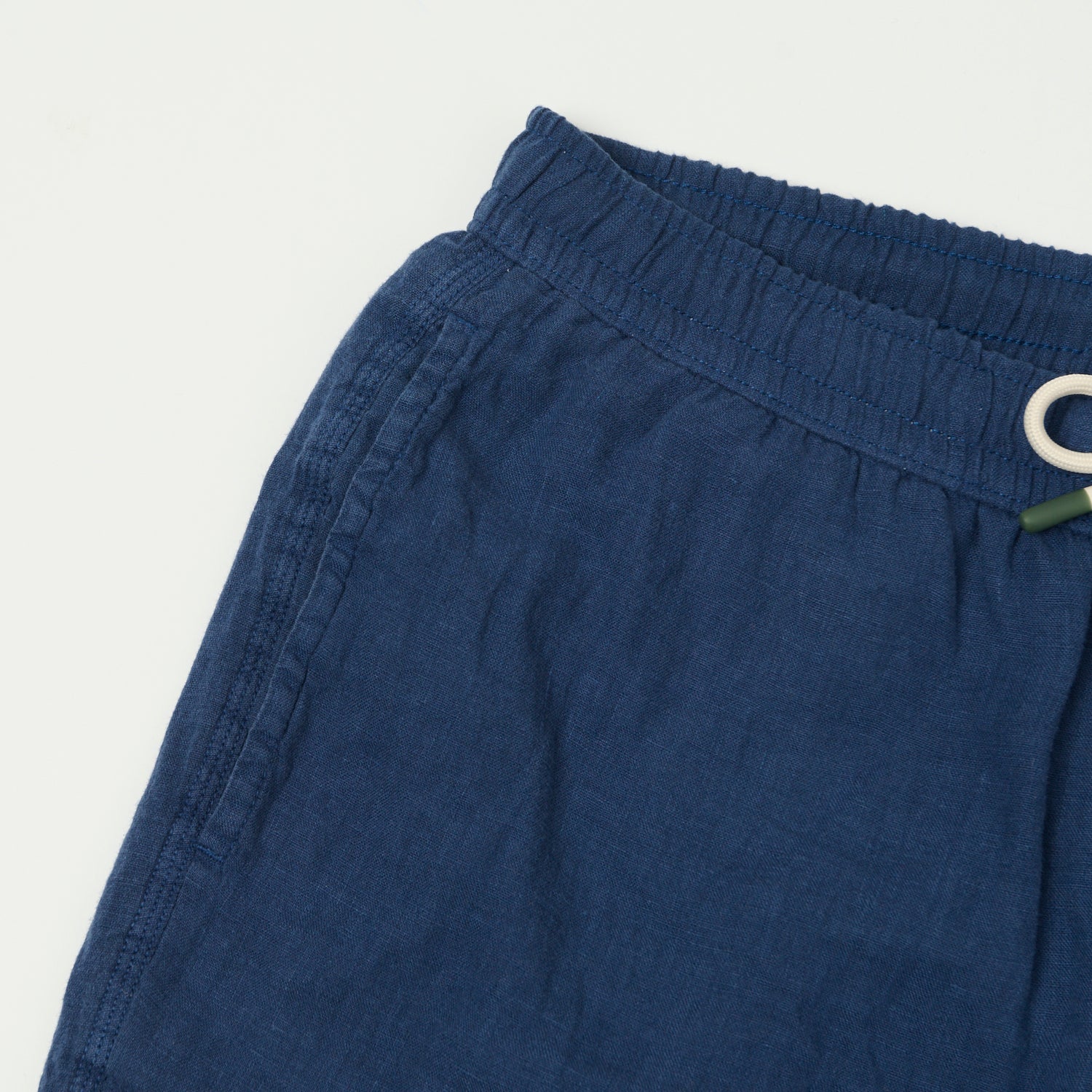 Hartford Linen Swim Shorts - Deep Blue - Image 4