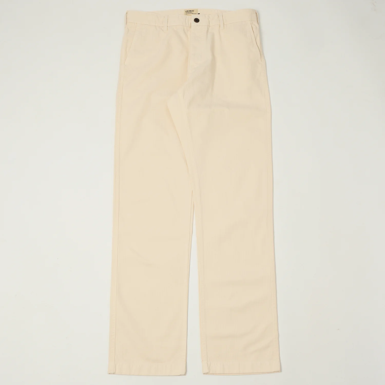 Heimat 'Journey' Herringbone Twill Chinos - Seashell