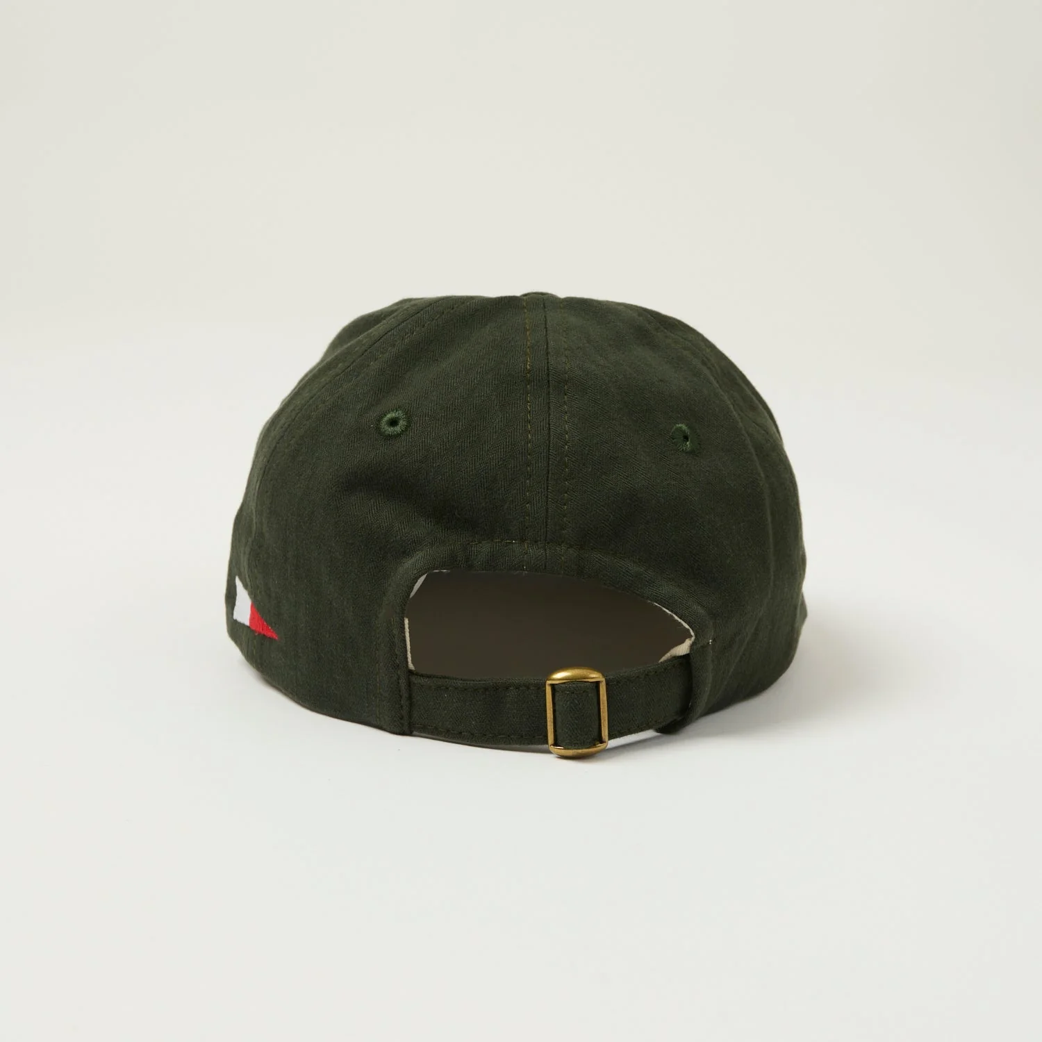 Heimat 'Segel Kappe' Herringbone Twill Cap - Military Green - Image 3