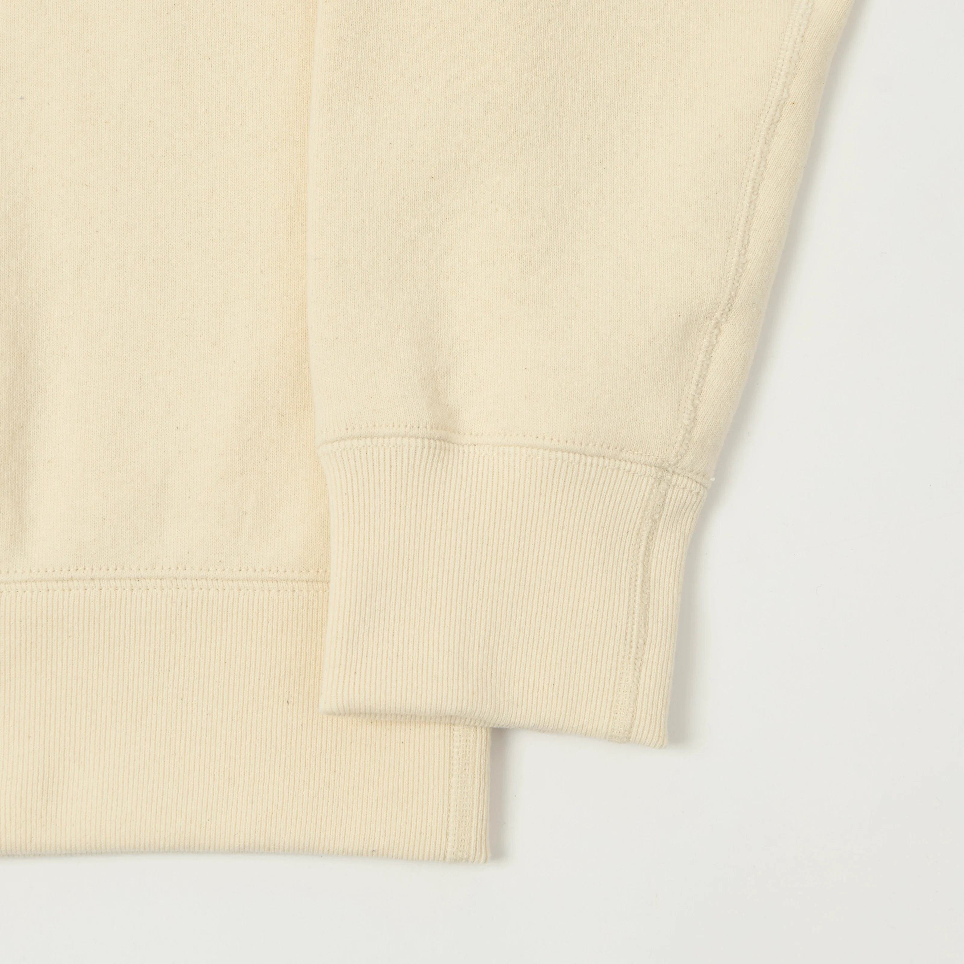 Jackman 'Big Loop' Freedom Sleeve Sweatshirt - Ecru - Image 3