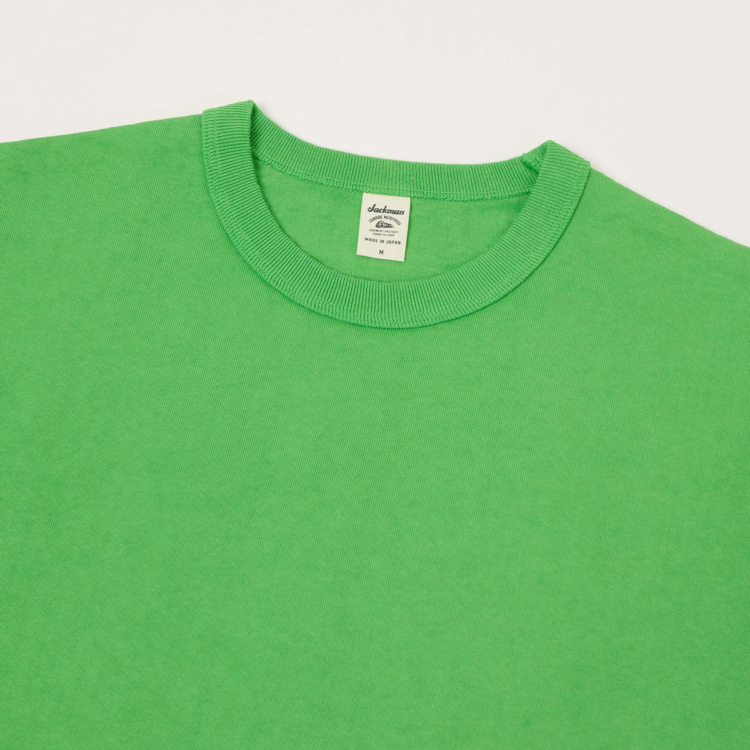 Jackman Long Sleeve Dotsume T-shirt - Apple Green - Image 2