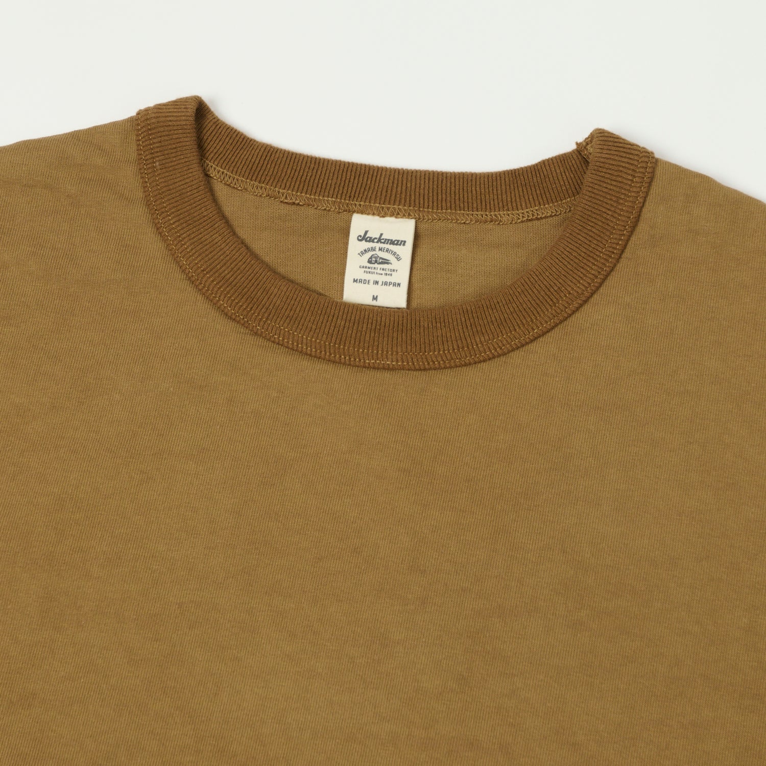 Jackman Long Sleeve Dotsume T-Shirt - Bronze - Image 2