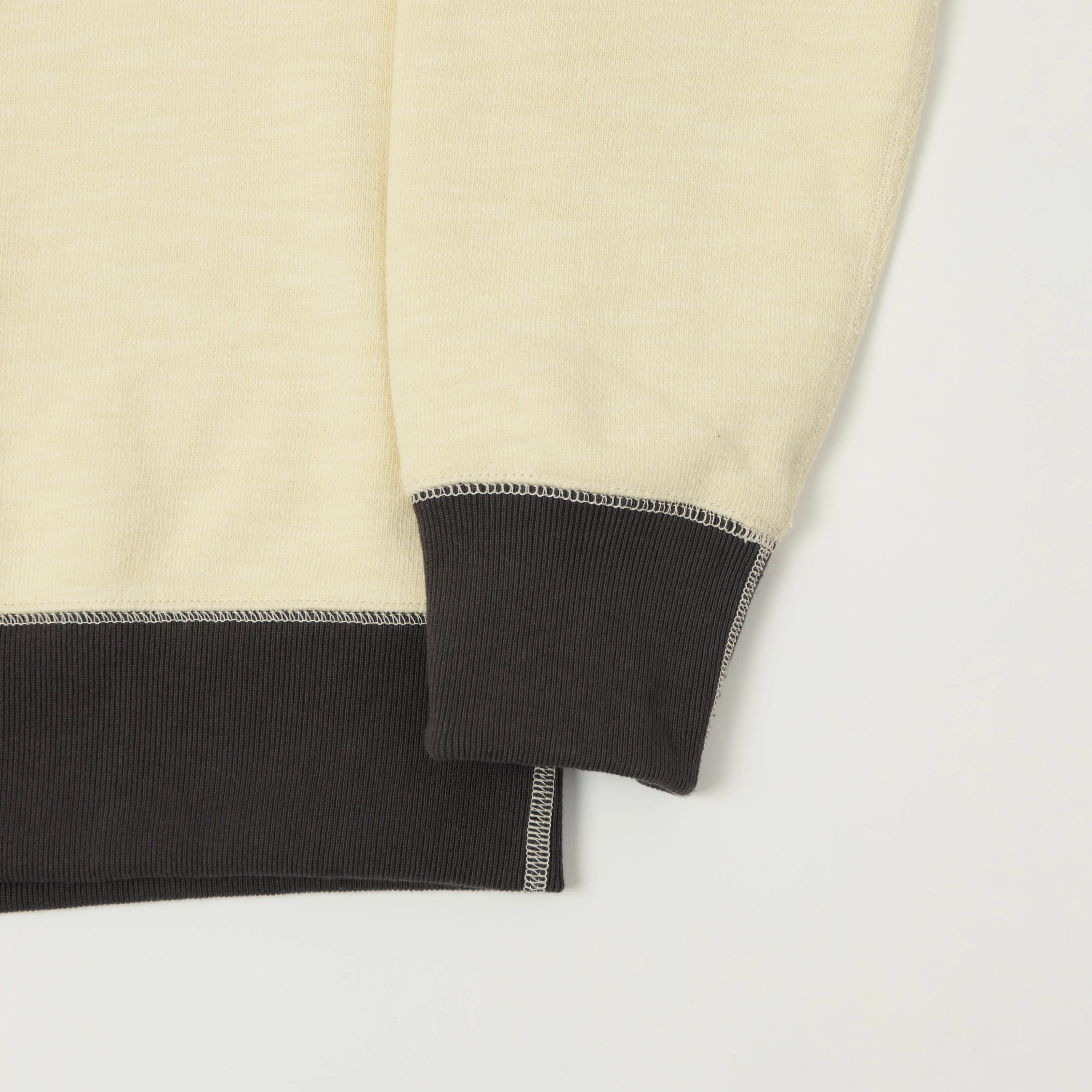 Jackman GG Crewneck Sweatshirt - Ivory/Ink Black - Image 3